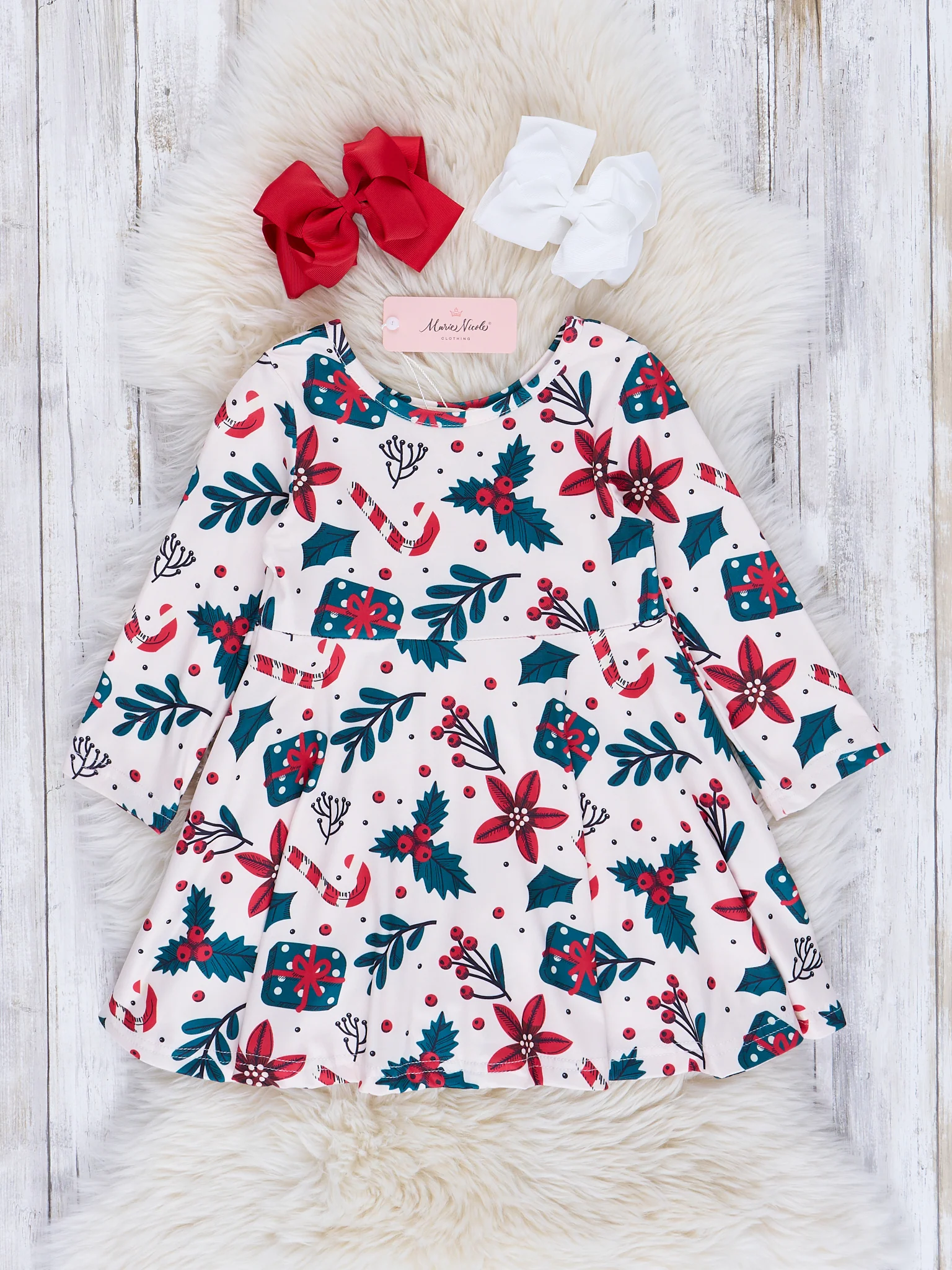 Christmas Wishes Swing Dress - Image 5