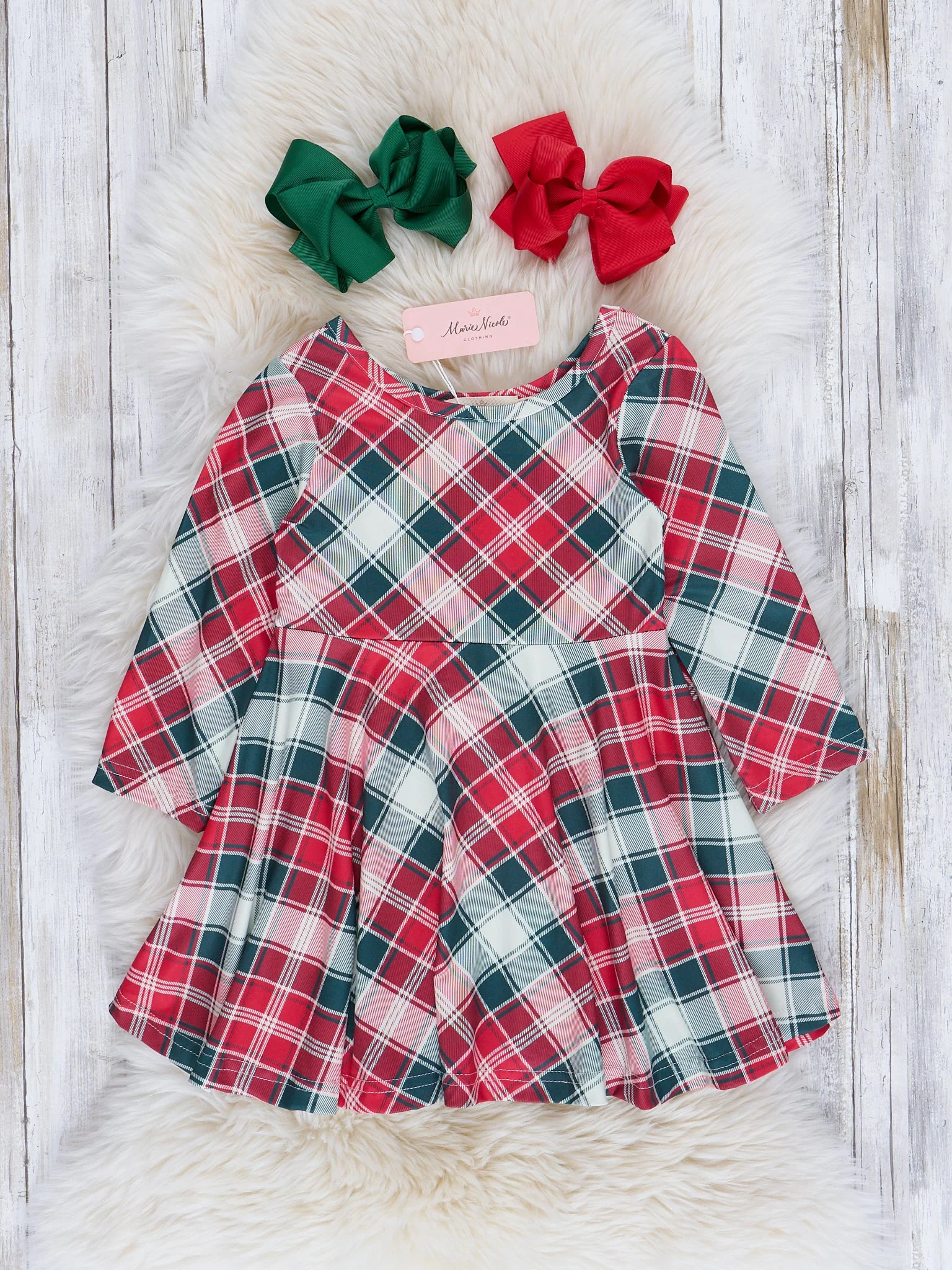 Christmas Wishes Swing Dress - Image 6