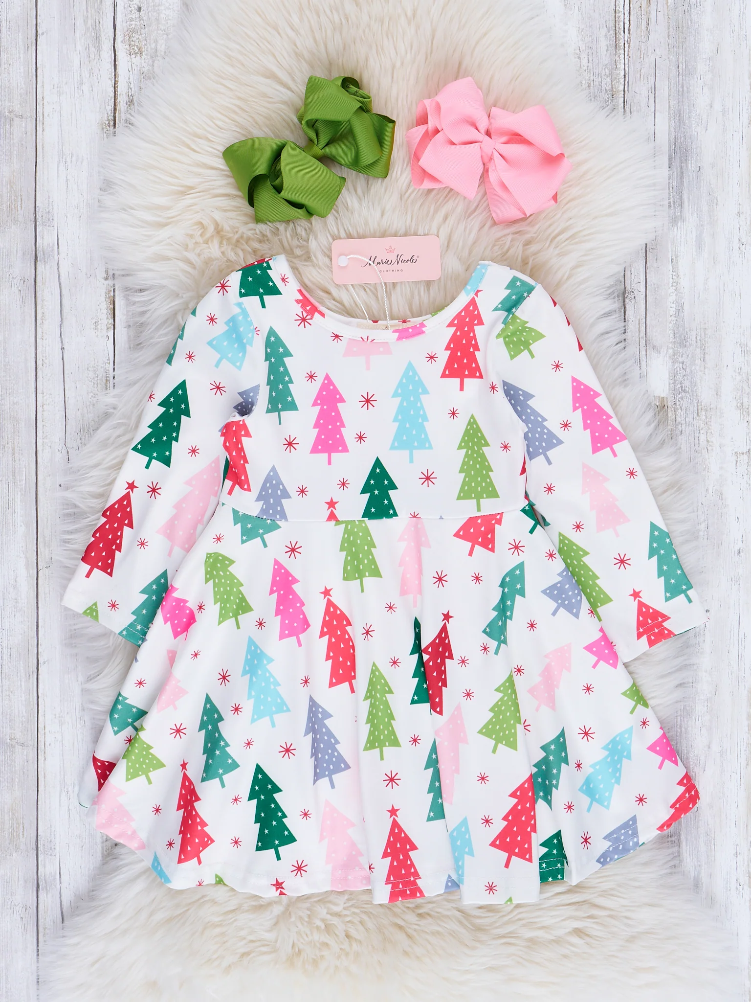 Christmas Wishes Swing Dress - Image 7