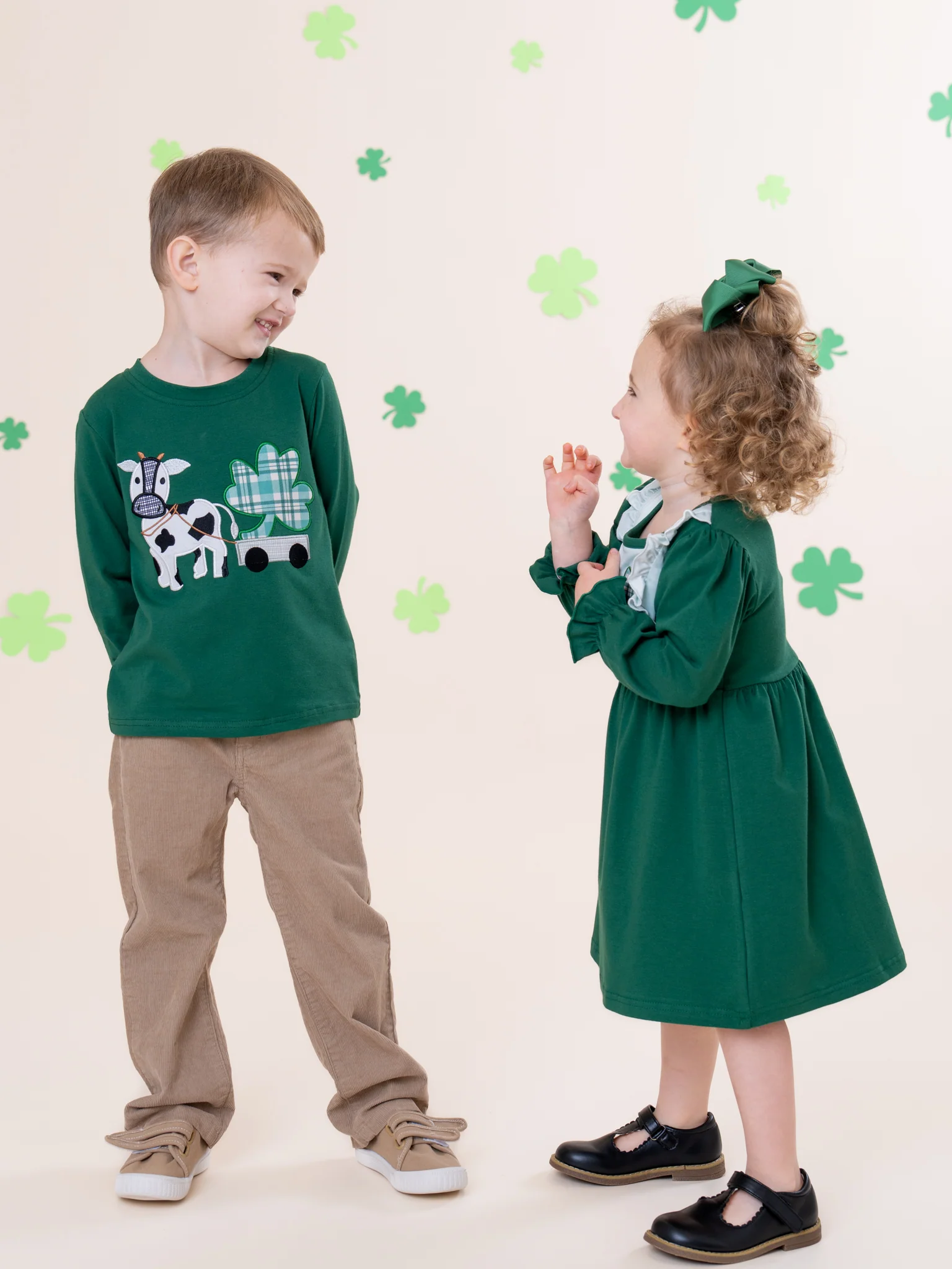Clover Cow Adventure Cow Embroidered Shirt - Image 4