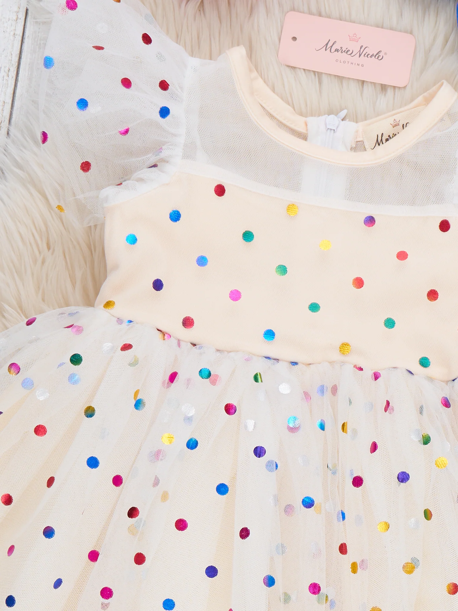 Confetti Dots Tulle Dress - Image 3