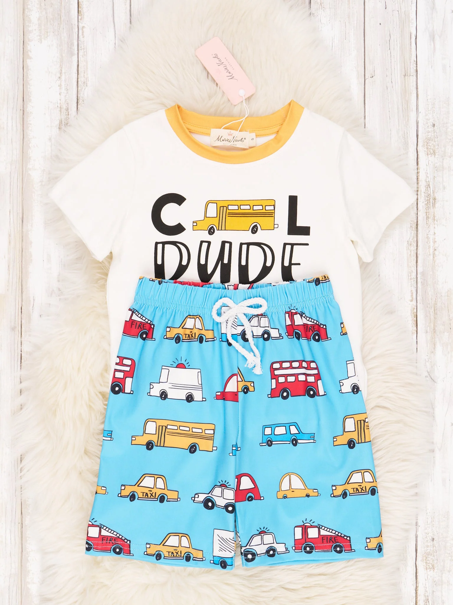 "Cool Dude" School Bus Outfit - Image 2
