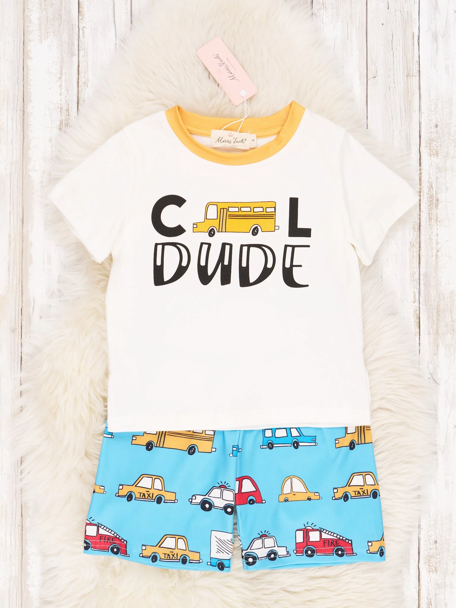 "Cool Dude" School Bus Outfit - Image 3