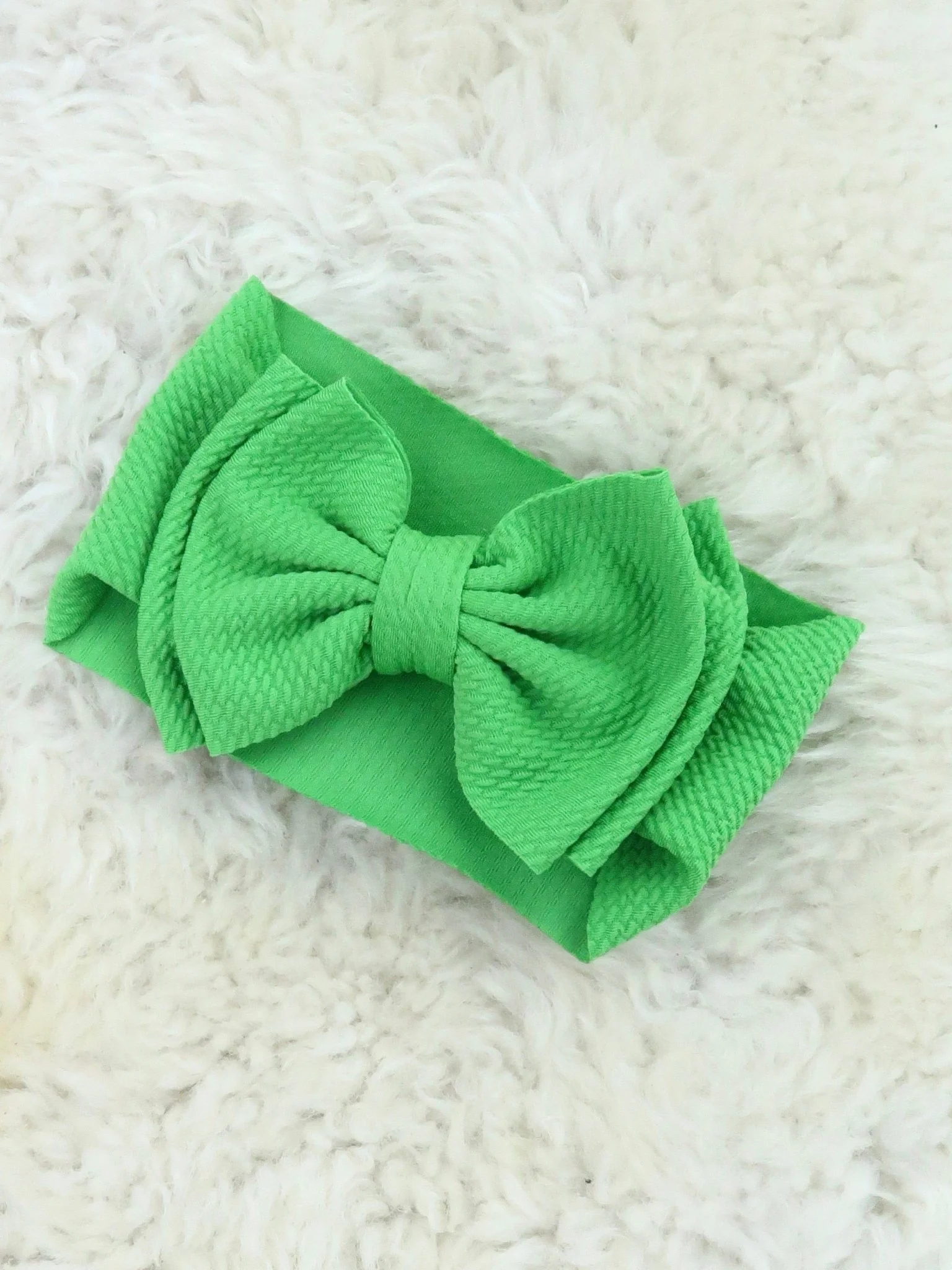 Double Layer Waffle Bow Headwrap - 32 Colors Available - Image 18
