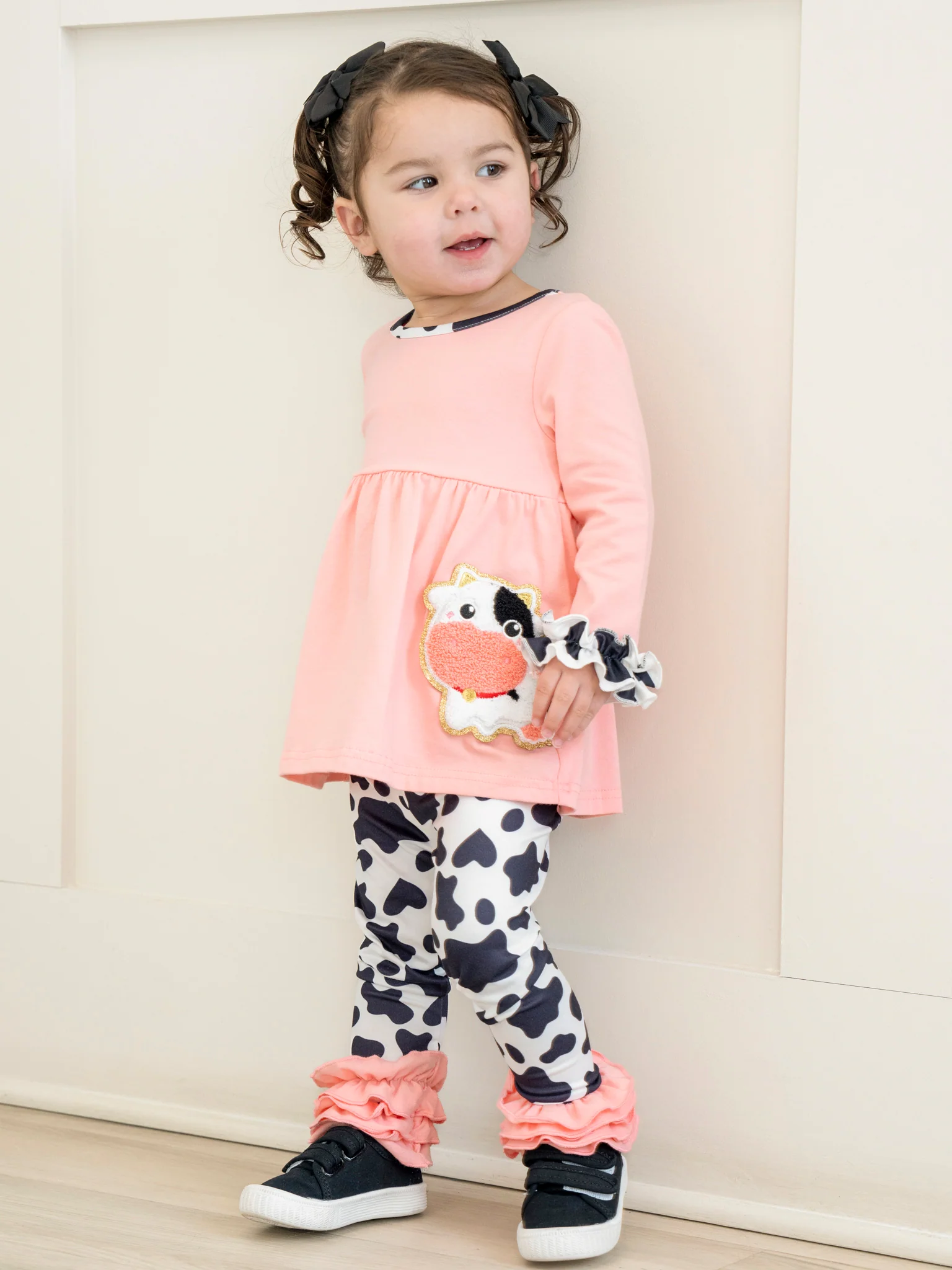 Coral Chenille Cow Outfit - Image 4