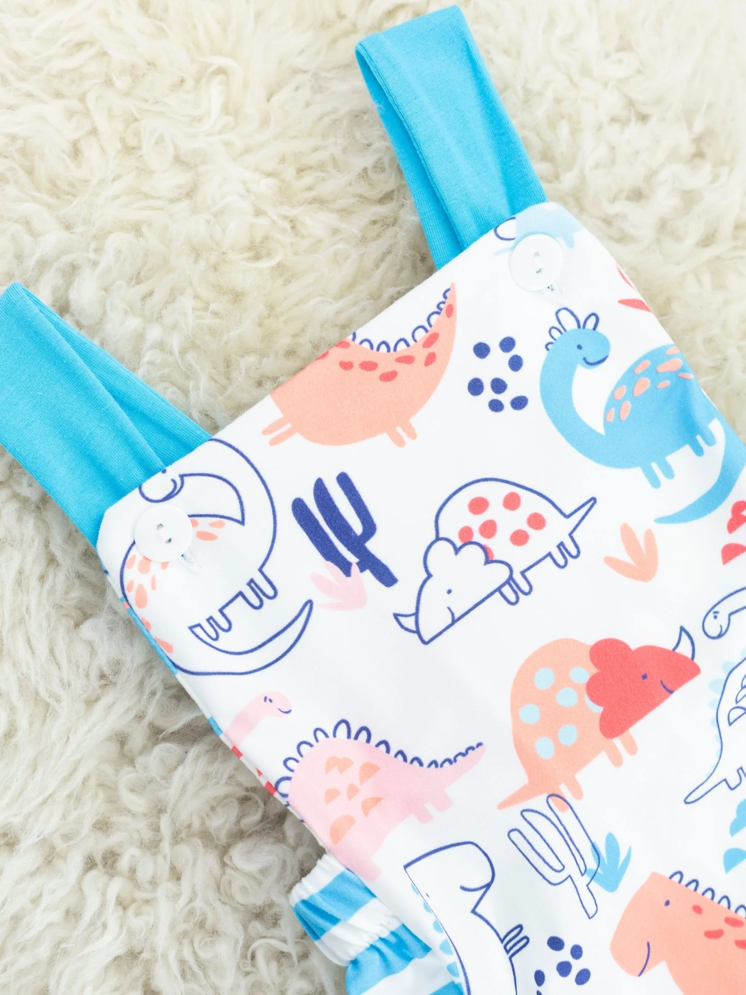Coral Dino Romper - Image 2