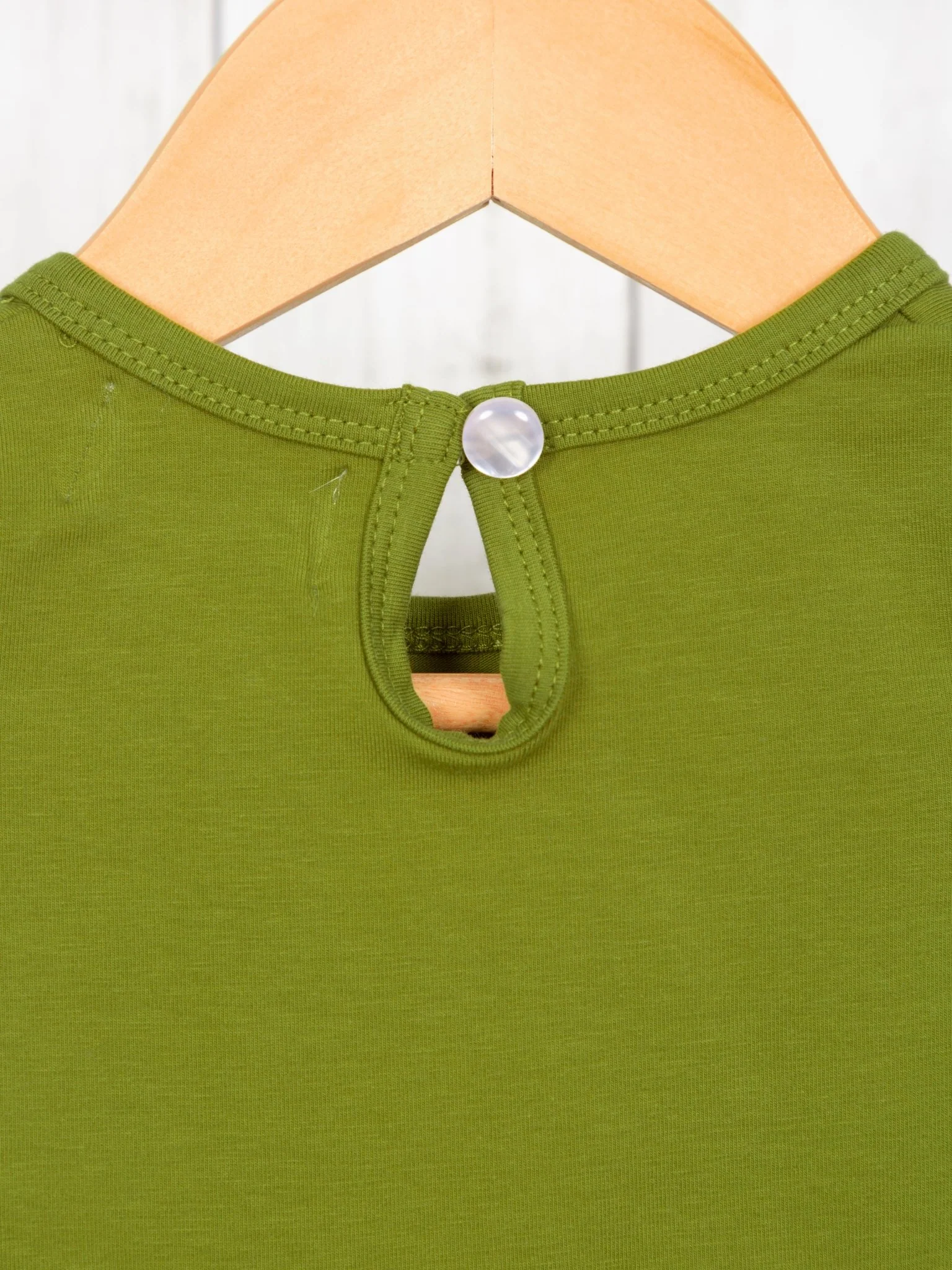 Cotton Bell-Sleeve Hi-Lo Ruffle Top - Multiple Colors - Image 6