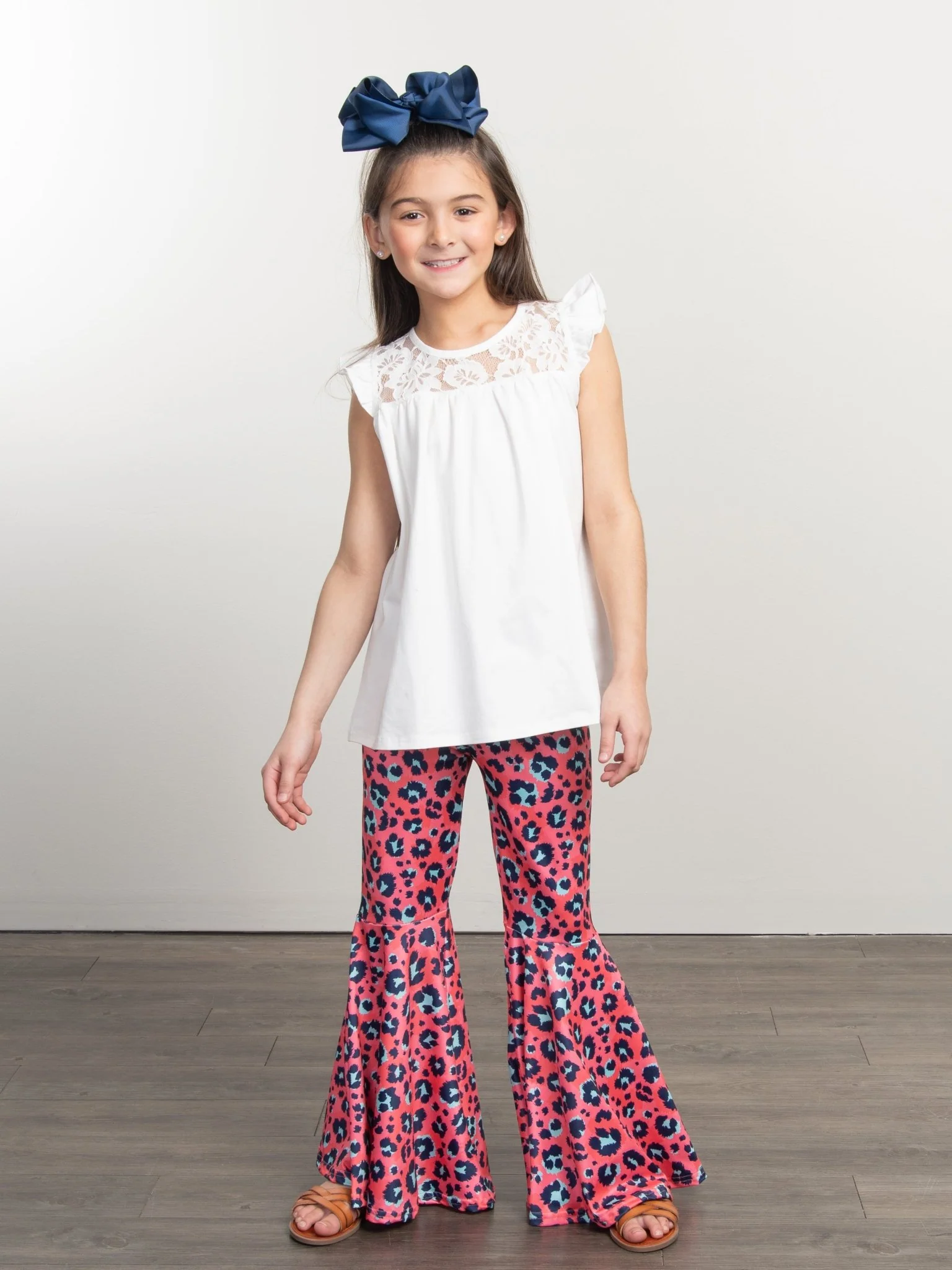 Cotton Lace Ruffle Tunic - White - Image 4