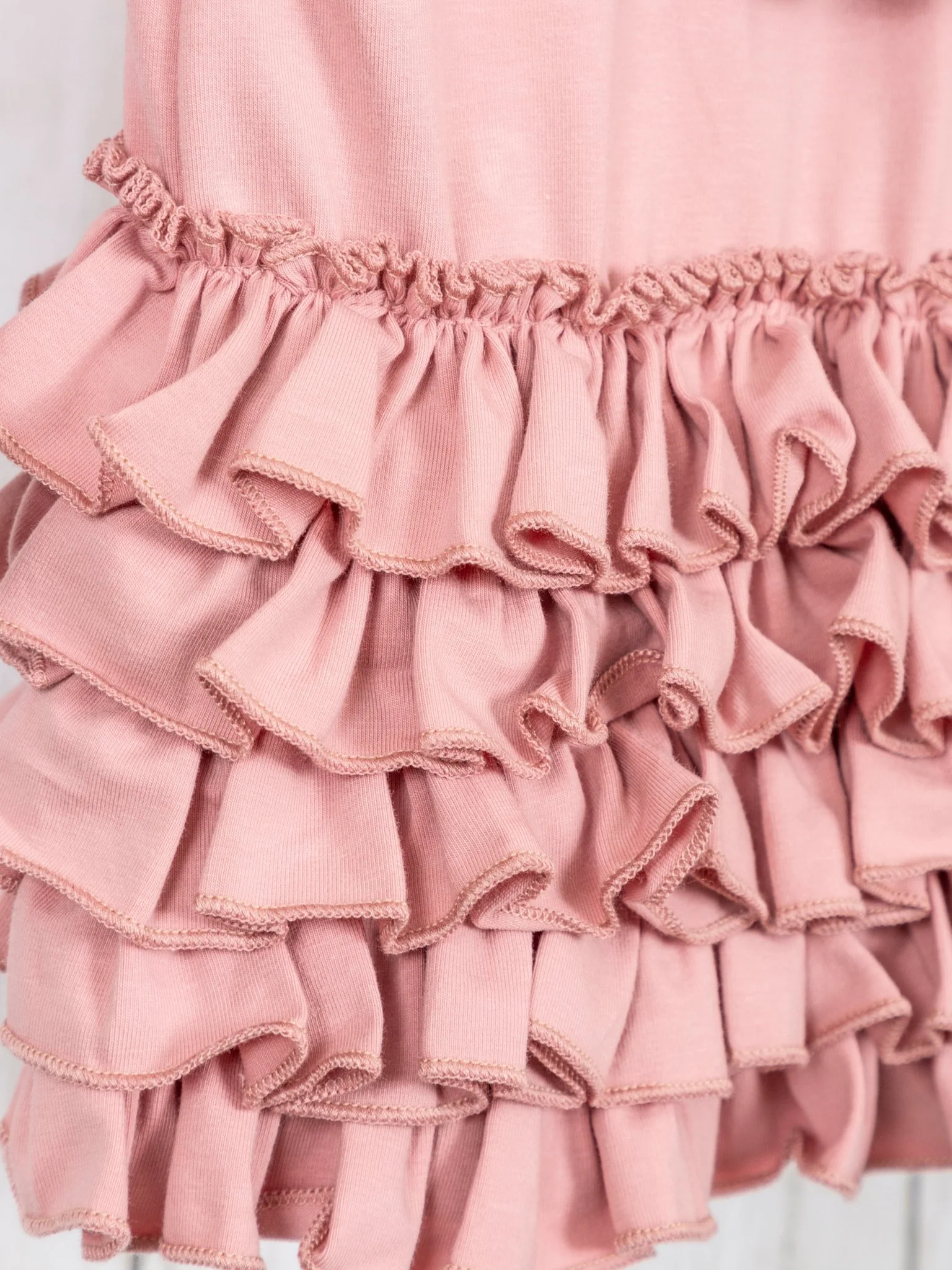 Cotton Ruffle Hooded Cardigan - Multiple Colors - Image 6