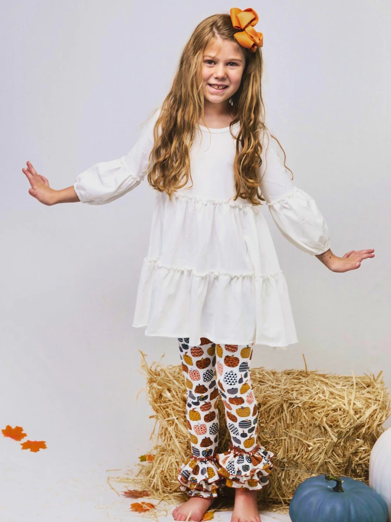 Cotton Ruffle Tunic - White - Image 3