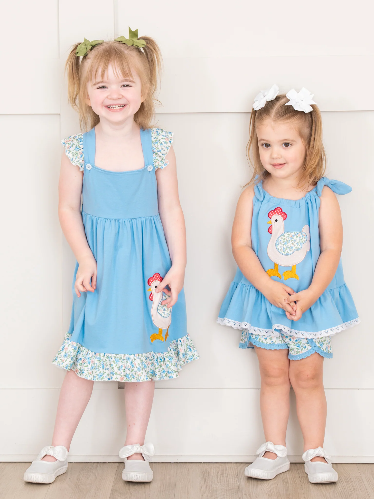 Country Chicken Floral Ruffle Outfit - Image 7