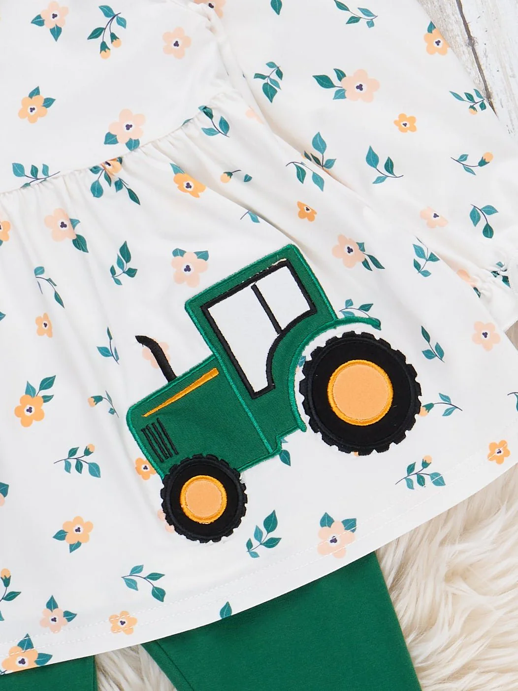 Country Ride Tractor Embroidered Outfit - Image 2