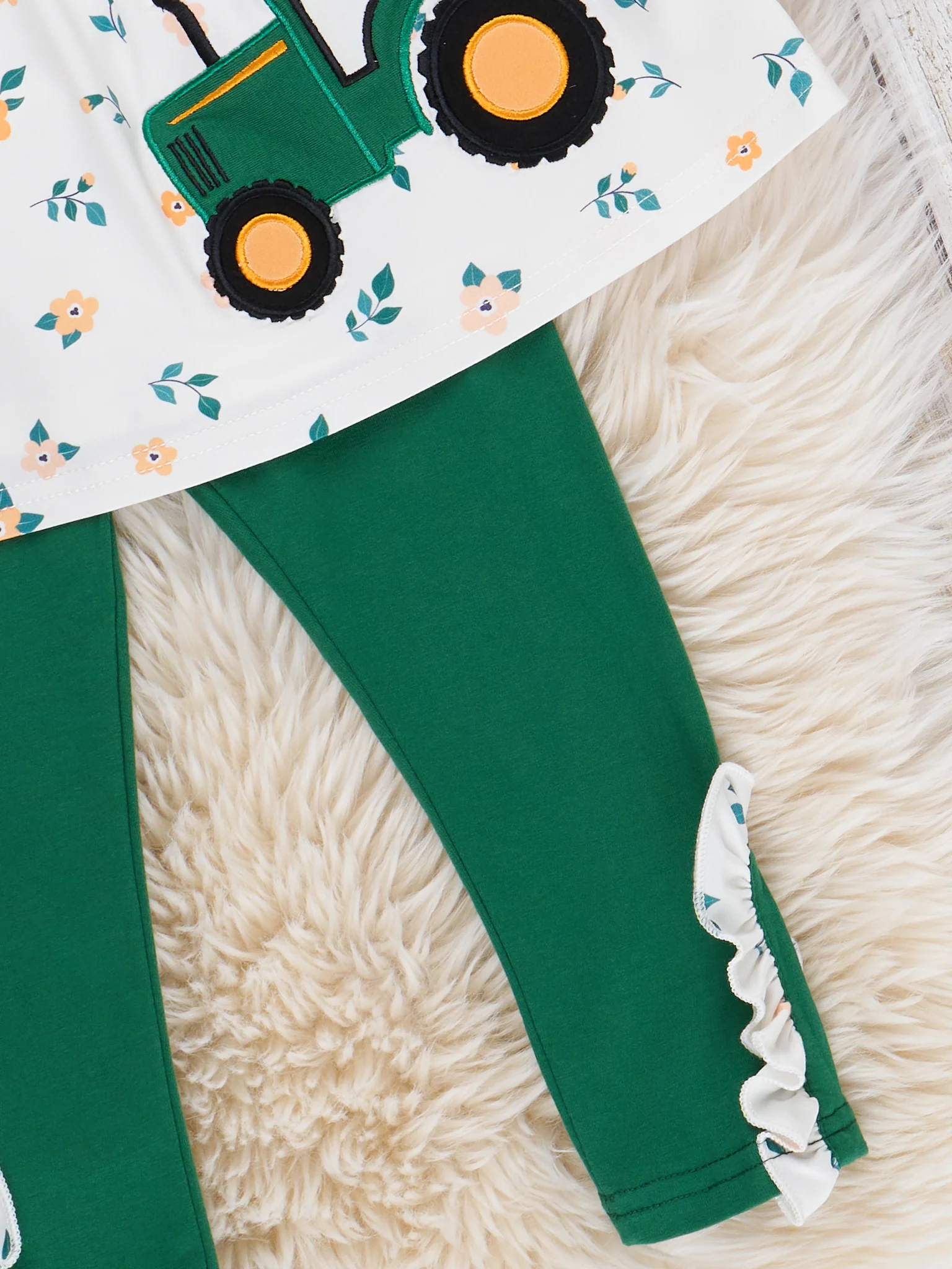Country Ride Tractor Embroidered Outfit - Image 4