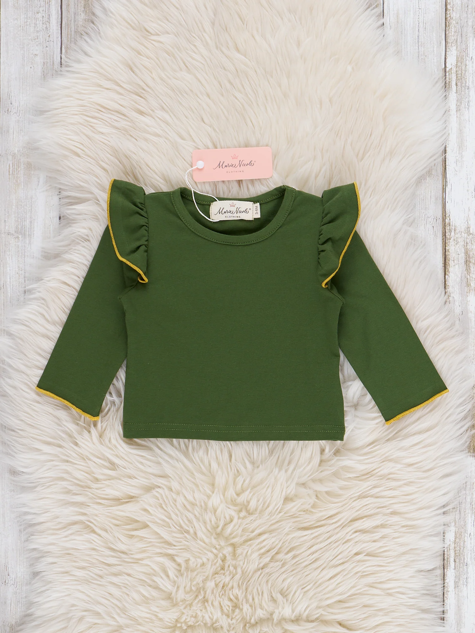 Cozy Harvest Stripe Ruffle Bloomers Outfit - Image 2