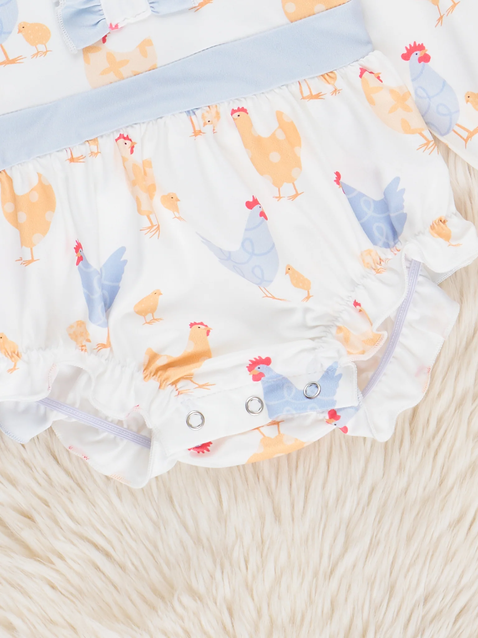 Cozy Little Chick Bubble Romper - Image 3