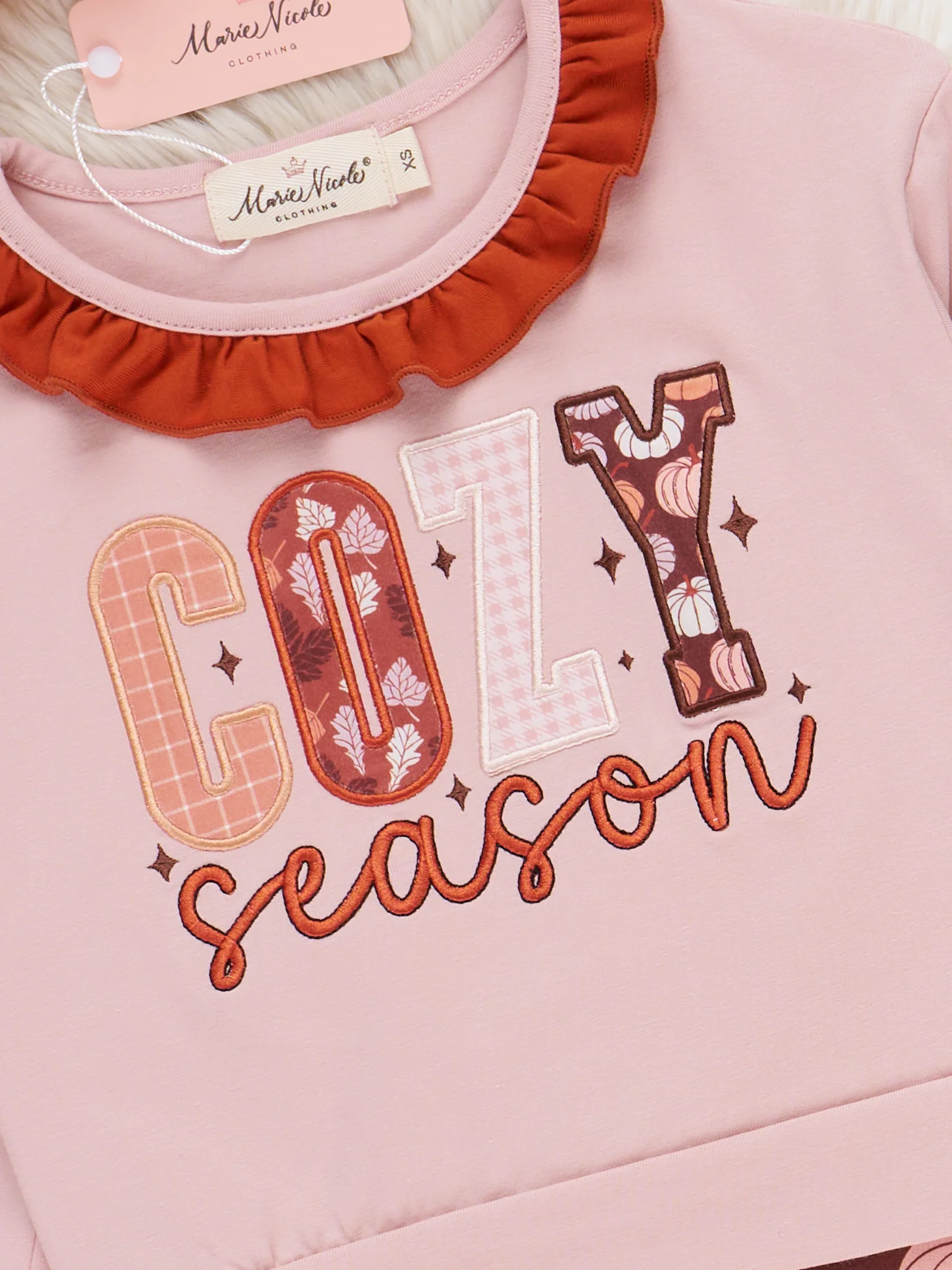 "Cozy Season" Ruffle Outfit - Image 3