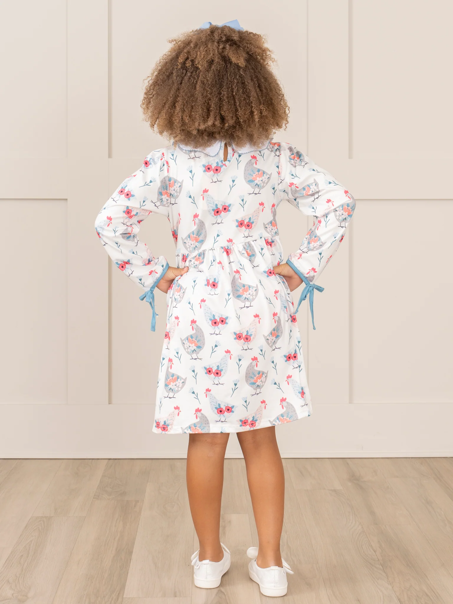 Cream Chicken Garden Dress - Image 4