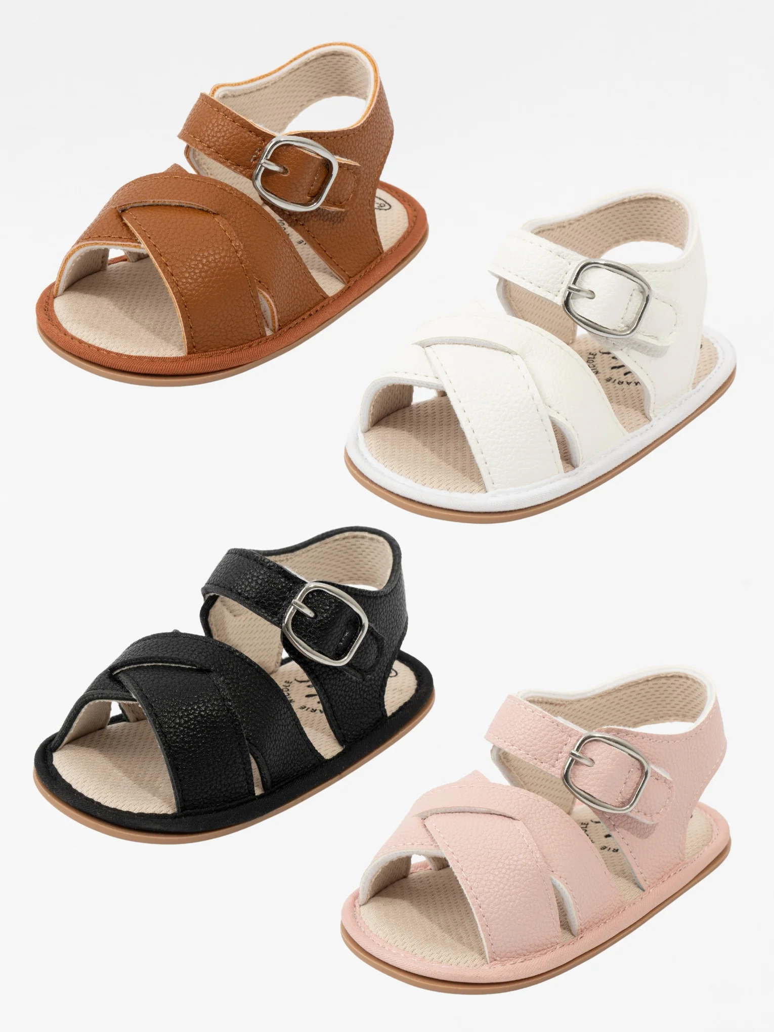 Cross Over Straps Baby Sandals