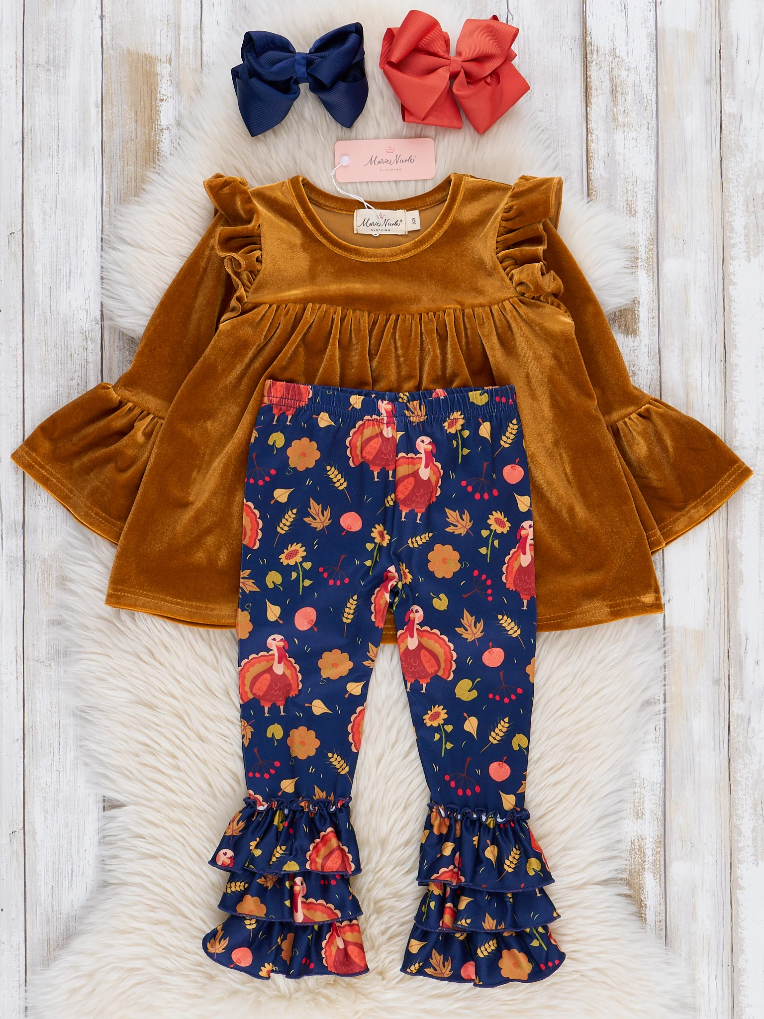 Crushed Velvet Turkey Outfit - Image 2