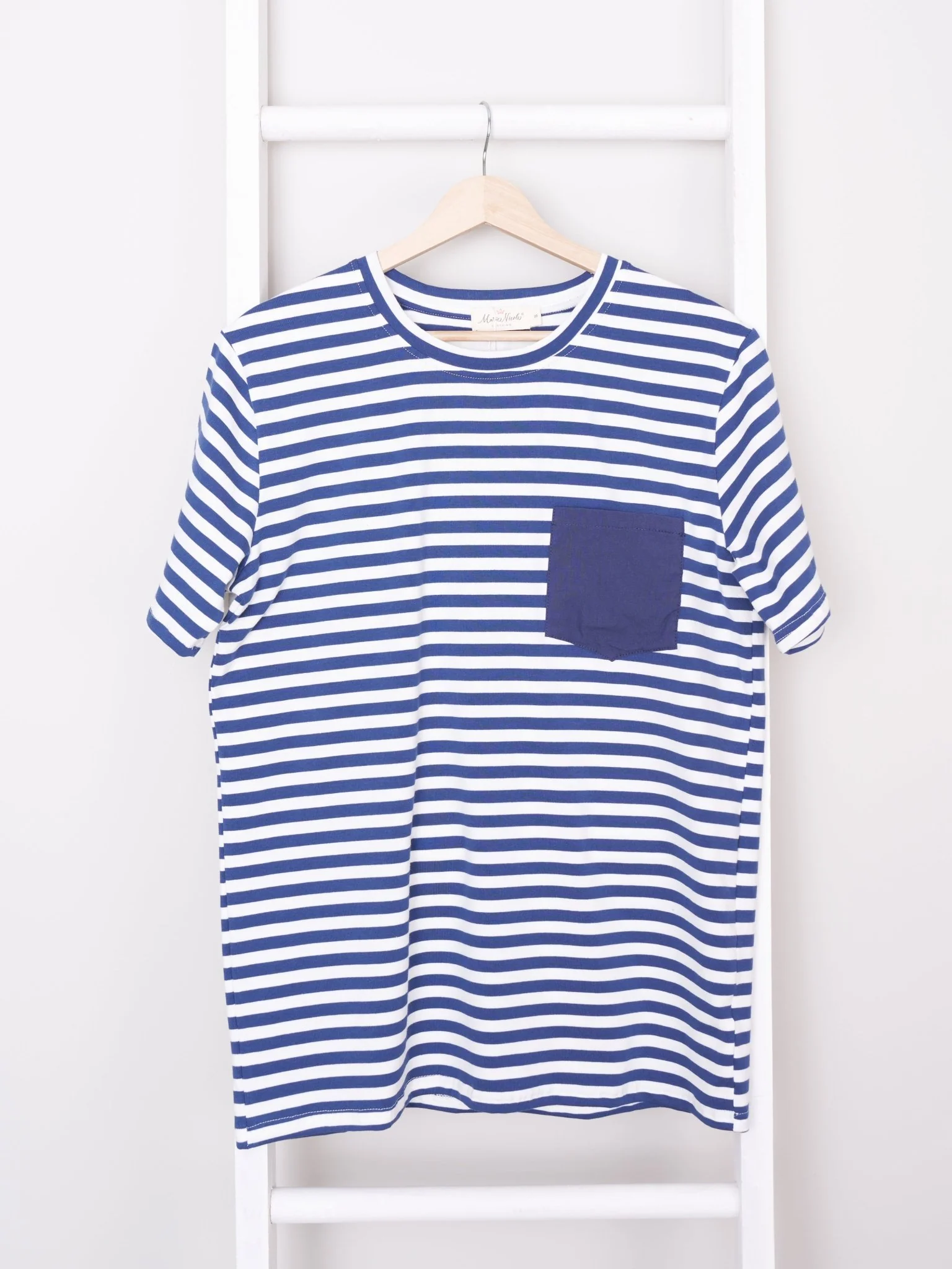 Dad & Me Navy Striped Pocket Shirt - Image 4