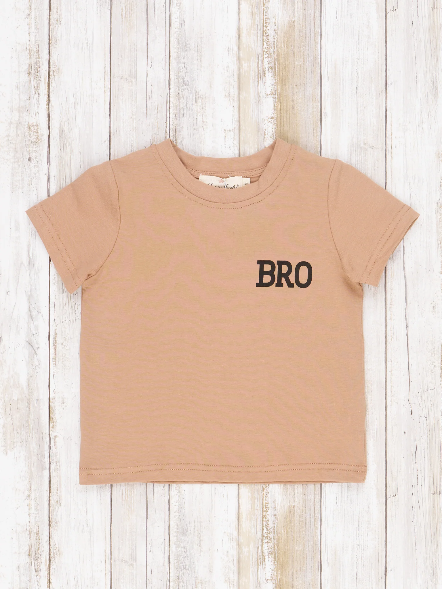 Dad & Me Tan "Dada/Bro/Baby" Shirt & Romper - Image 3