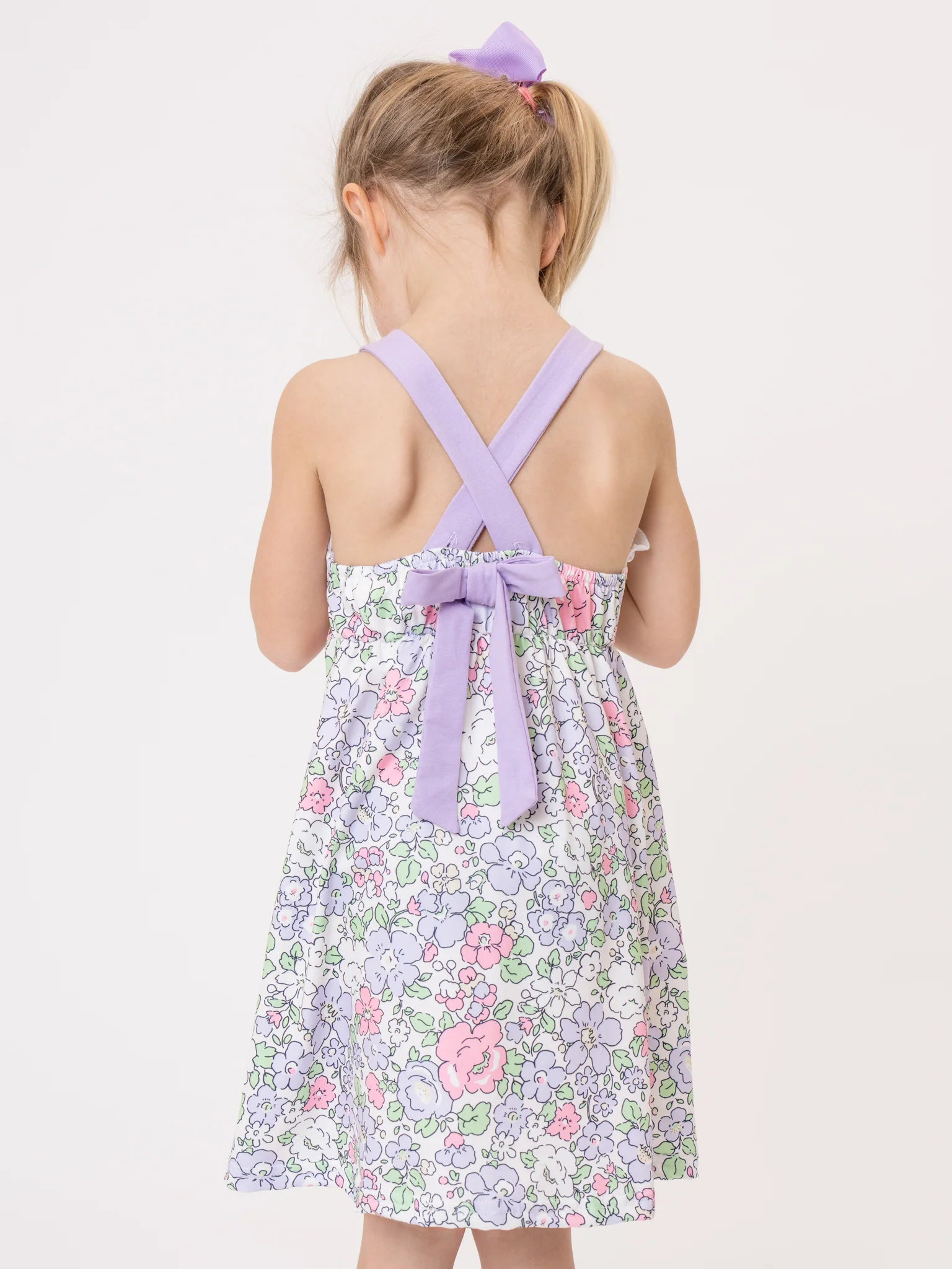 DADDY'S GIRL Petal Hem Smocked Ruffle Dress - Image 6
