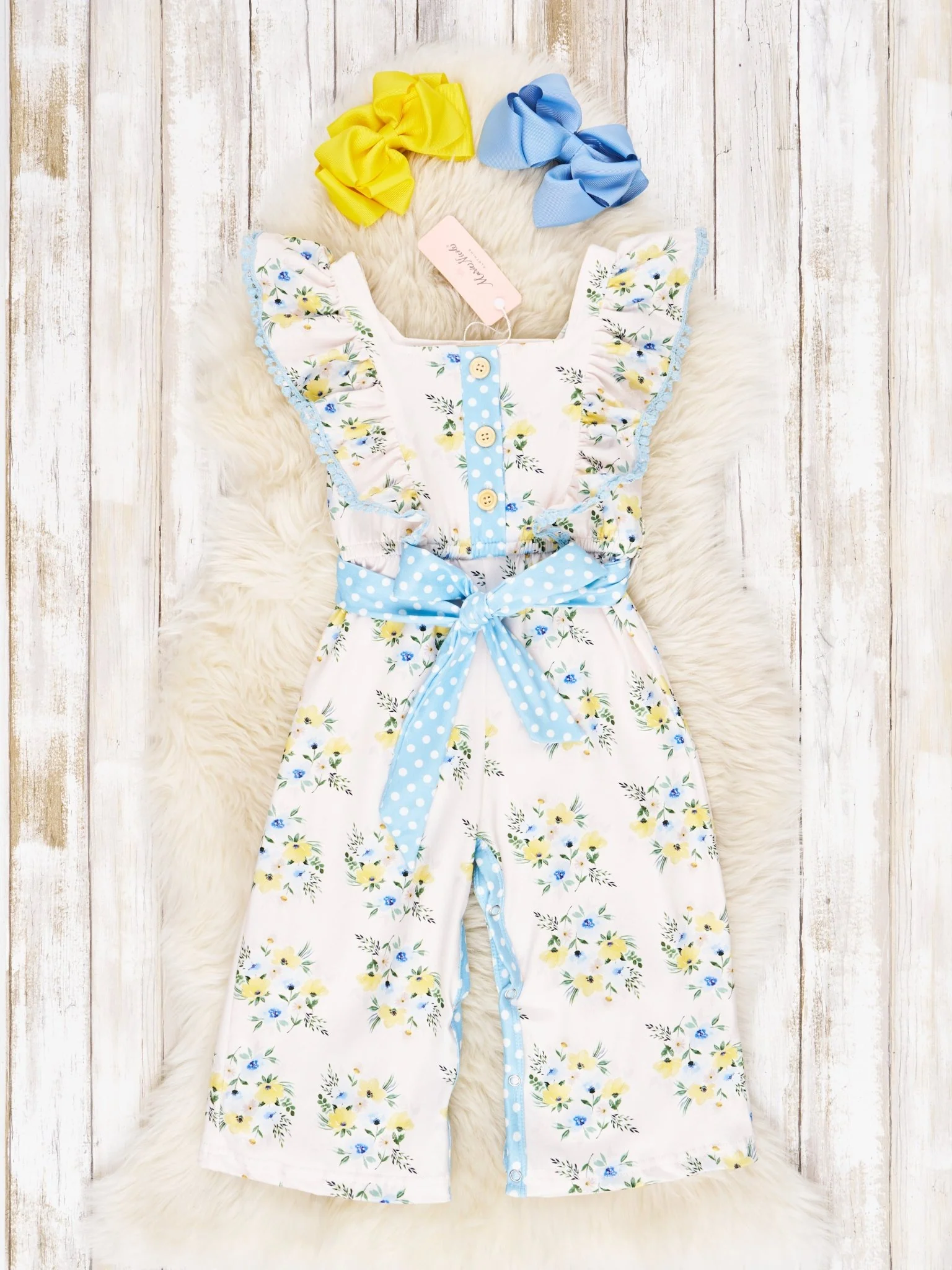 Daffodil Ruffle Jumpsuit - Image 2