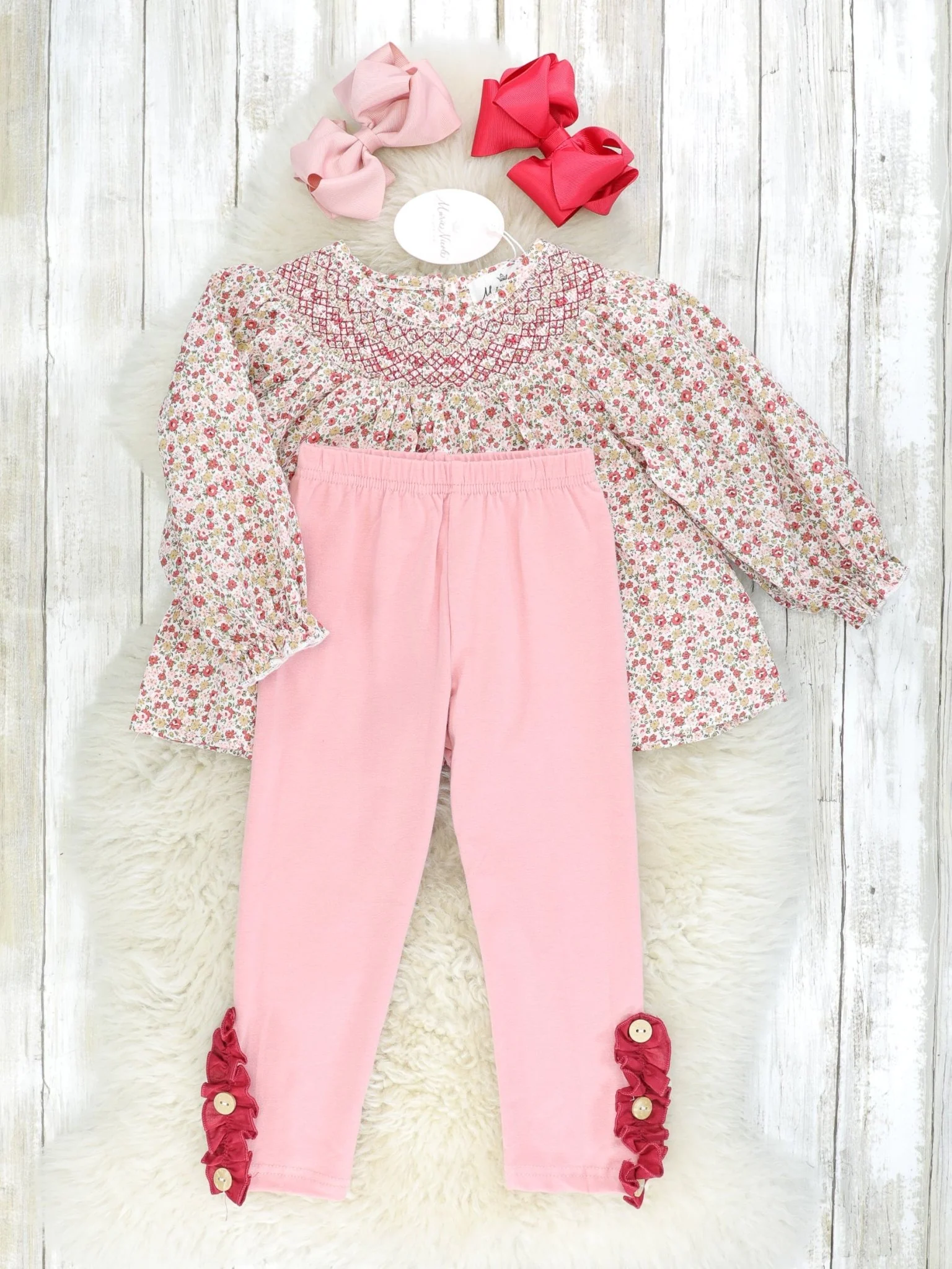 Dainty Neutral Floral Vintage Outfit - Image 2
