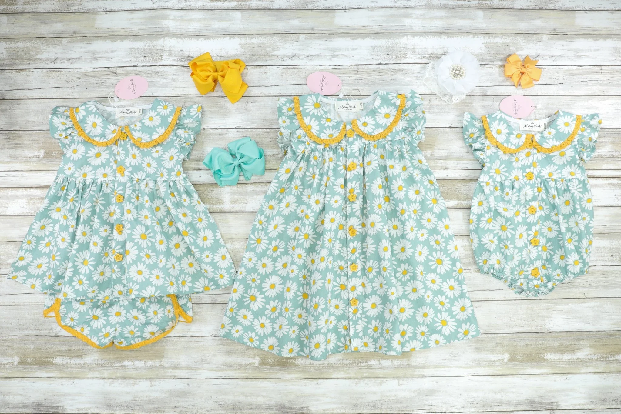 Spring Daisy Ruffle Dress - Image 2