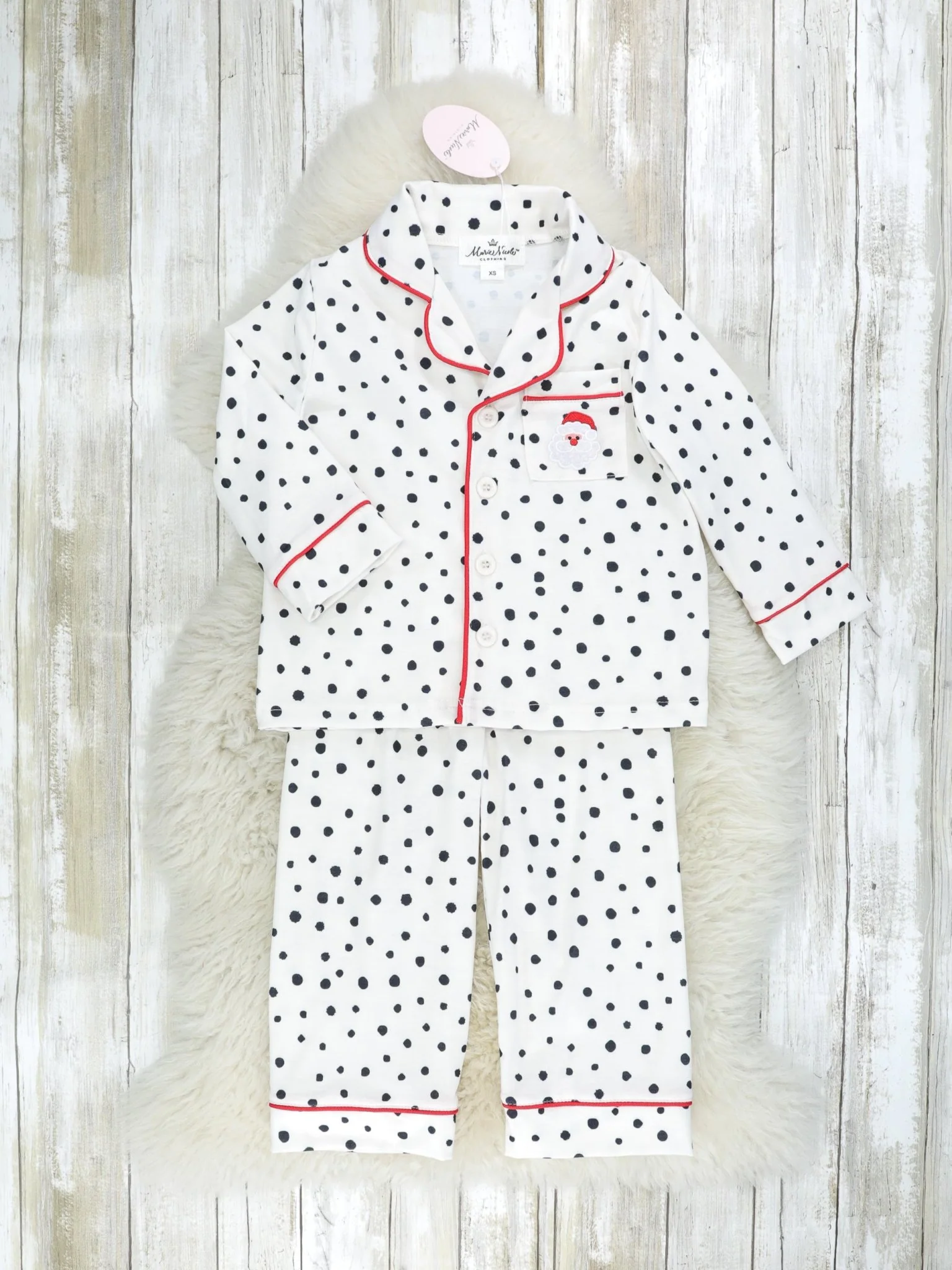 Dalmatian Santa Pocket Pajamas - Boys & Girls - Image 4
