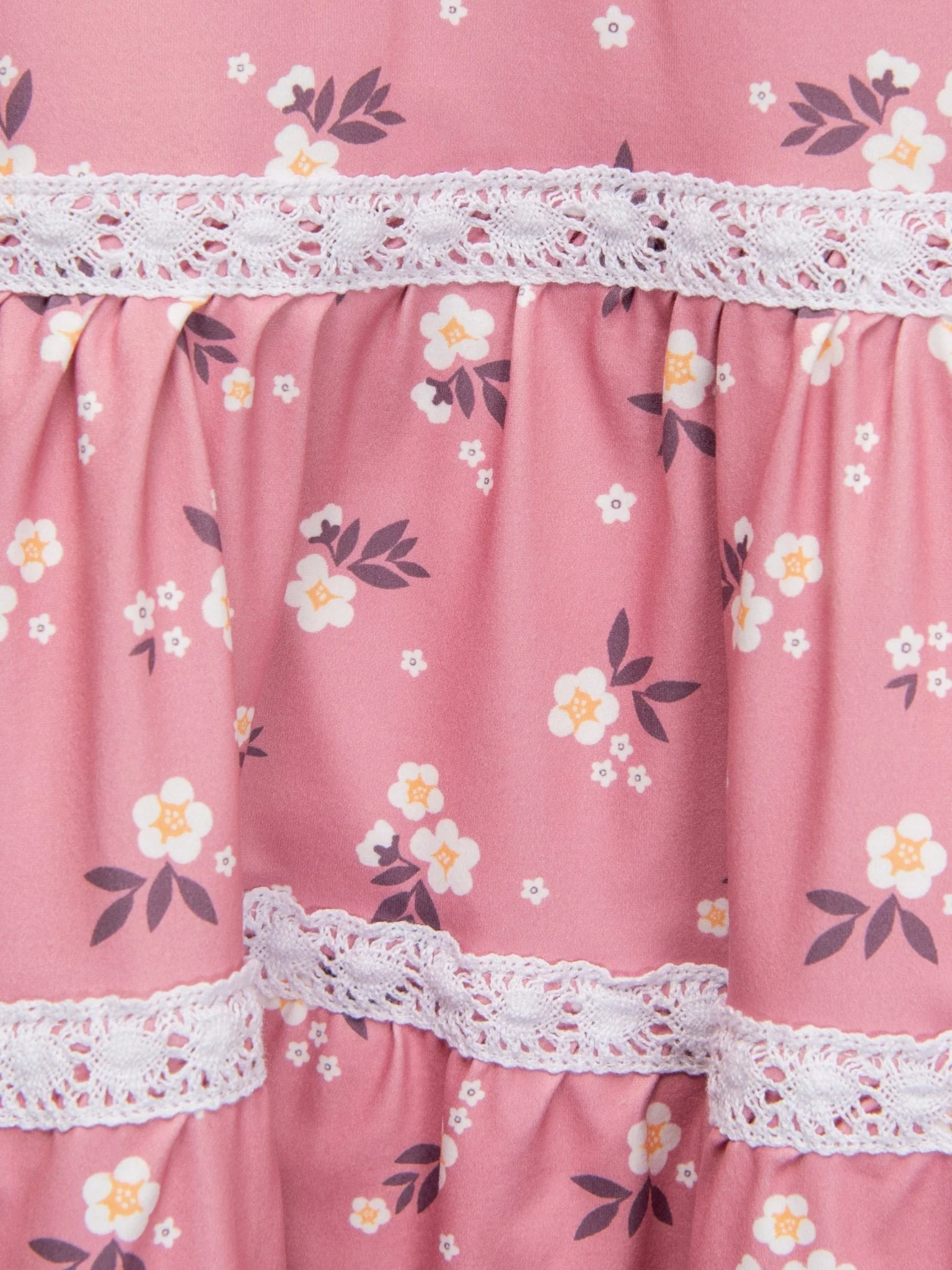 Dark Pink Buttercup Tiered Dress - Image 5