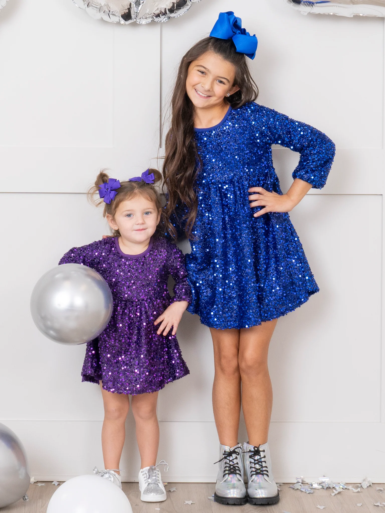 Dazzling Sparkles Sequin Dress - Amethyst - Image 4