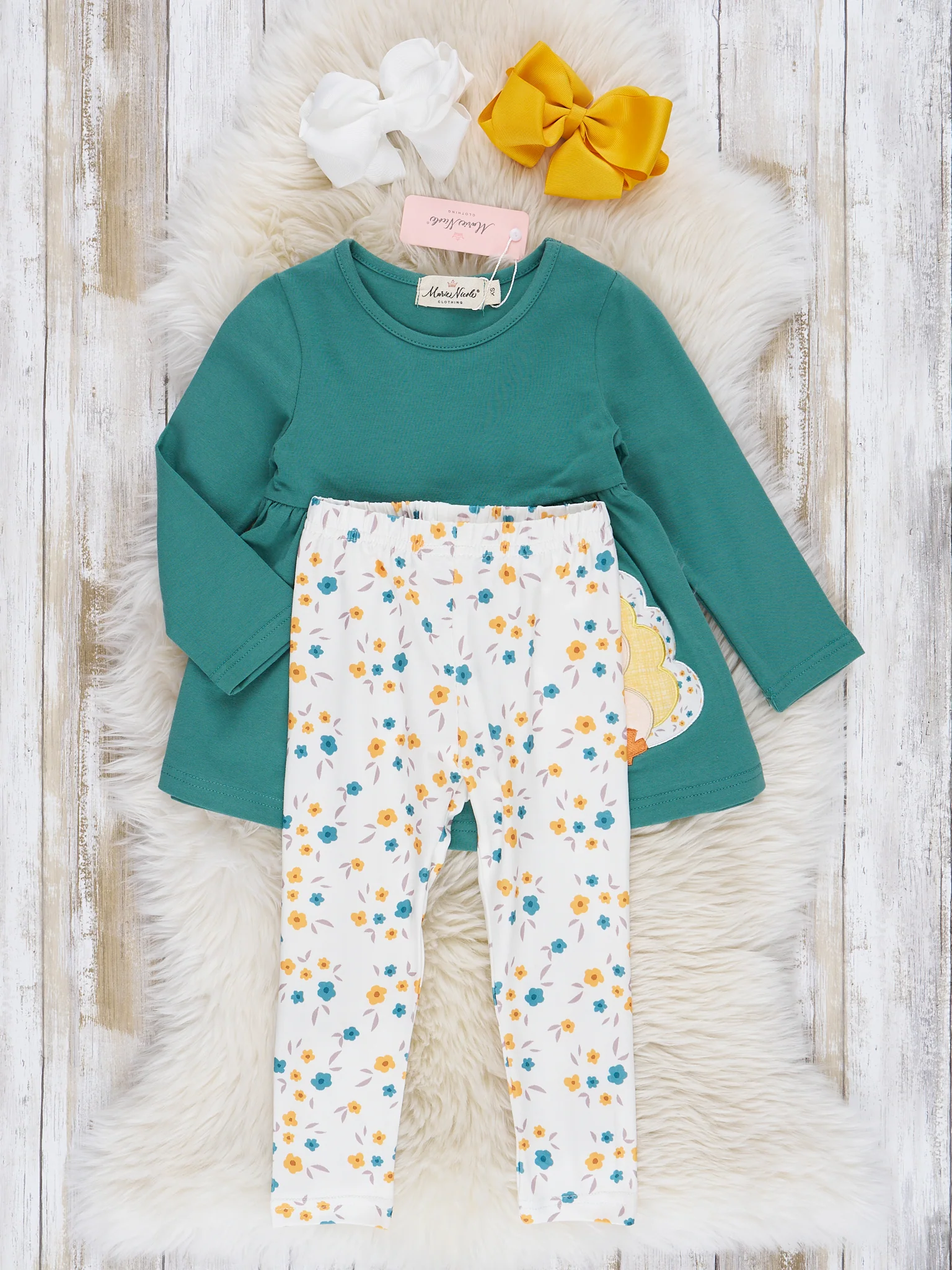 Deep Emerald Embroidered Turkey Outfit - Image 2