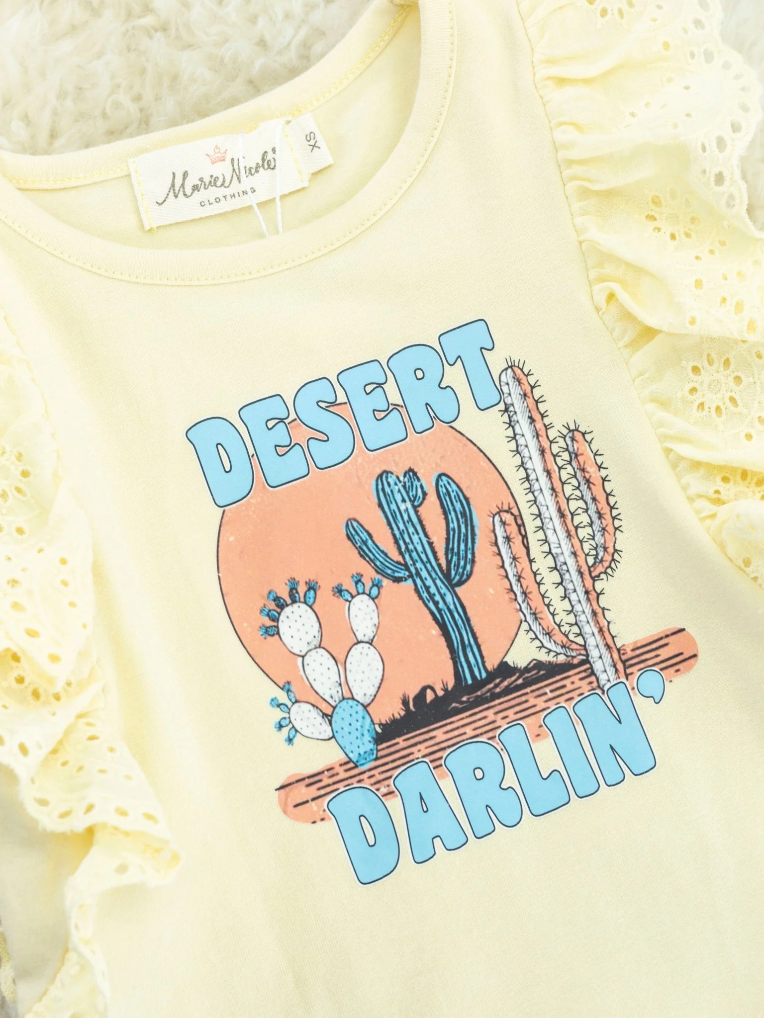"Desert Darling" Top & Denim Shorts Outfit - Image 4