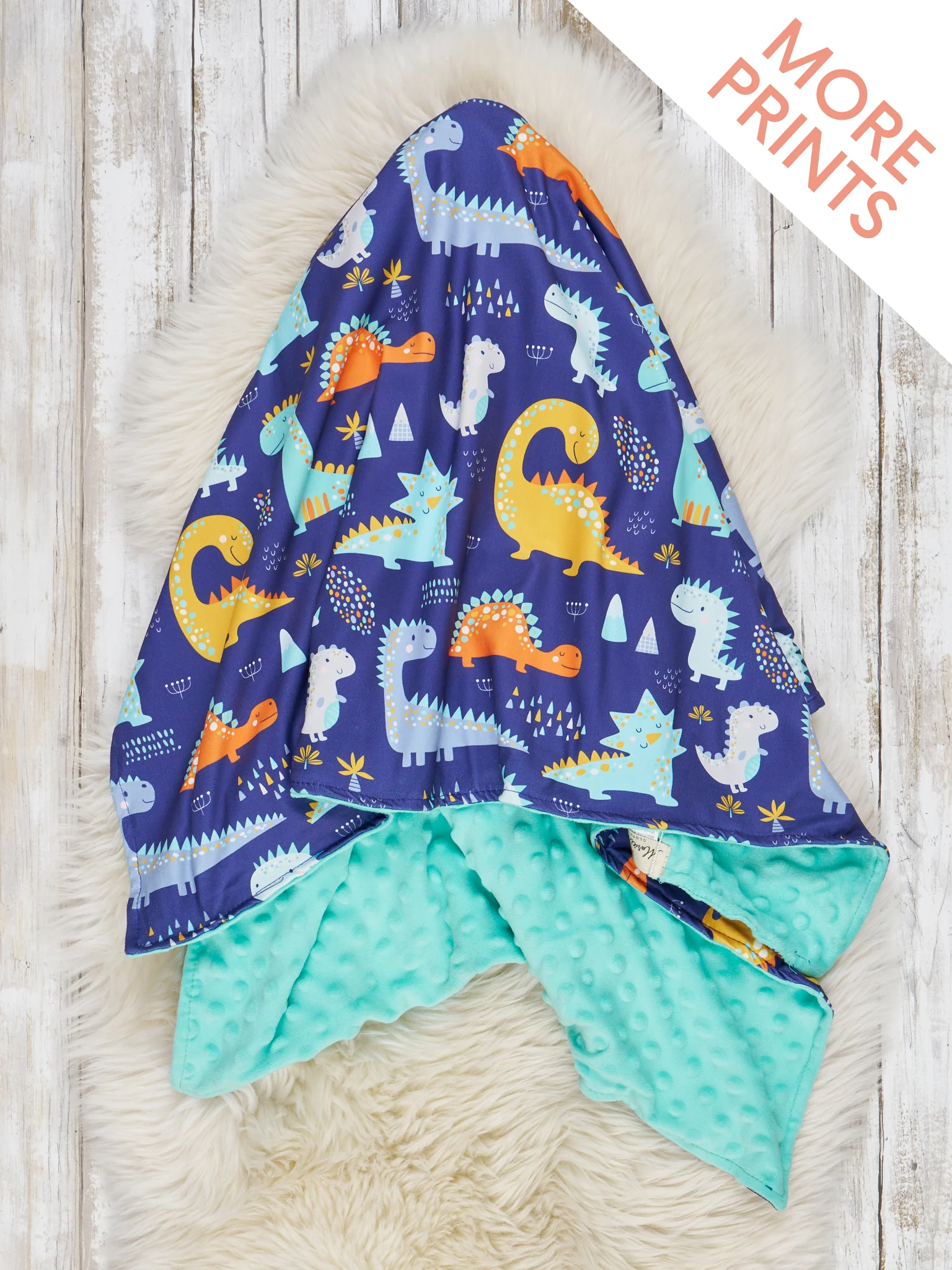 Dinosaur Friends Minky Blanket