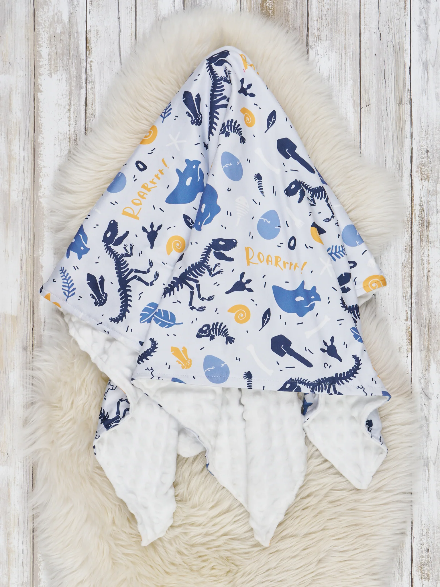 Dinosaur Friends Minky Blanket - Image 4