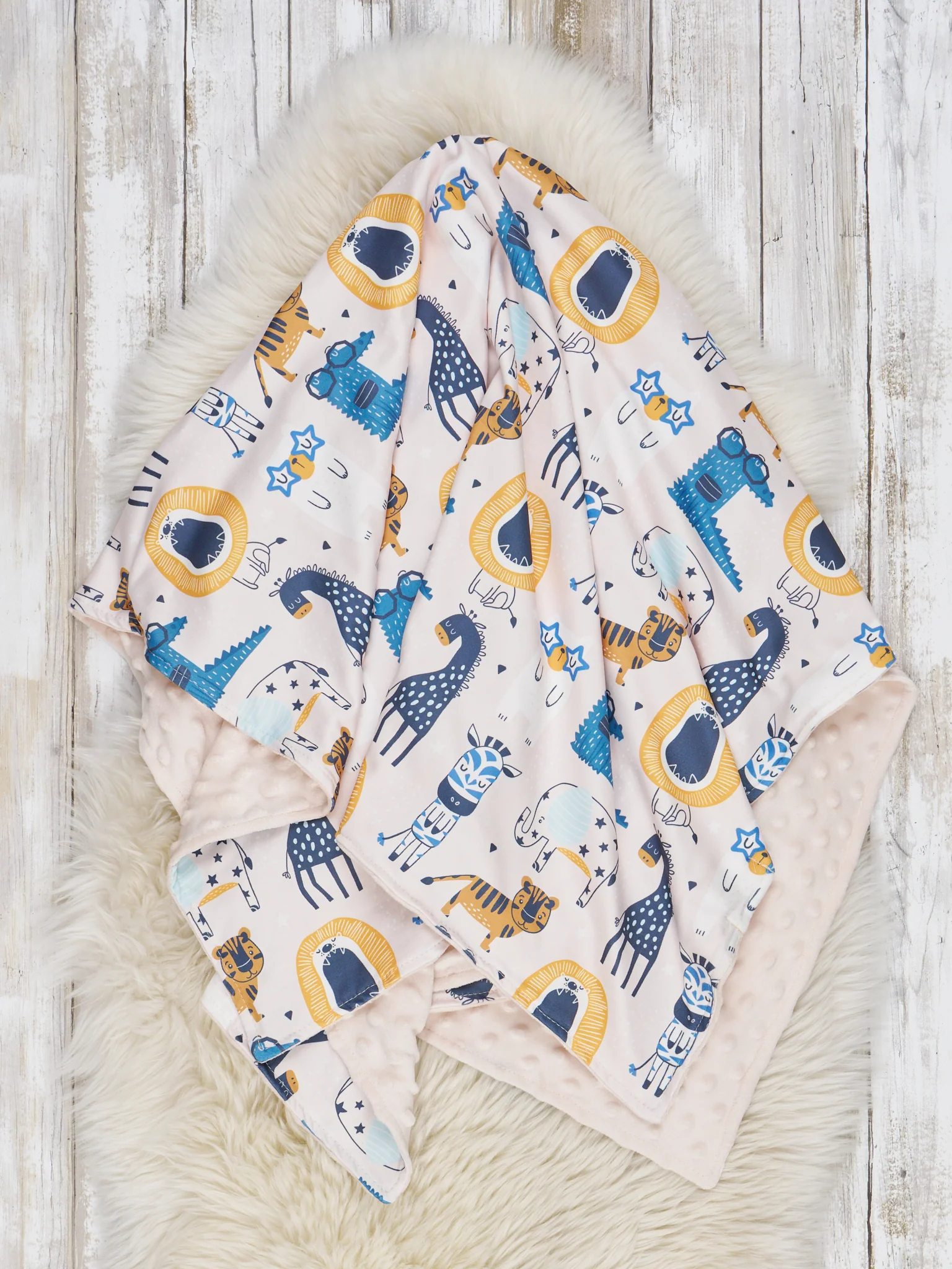 Dinosaur Friends Minky Blanket - Image 6