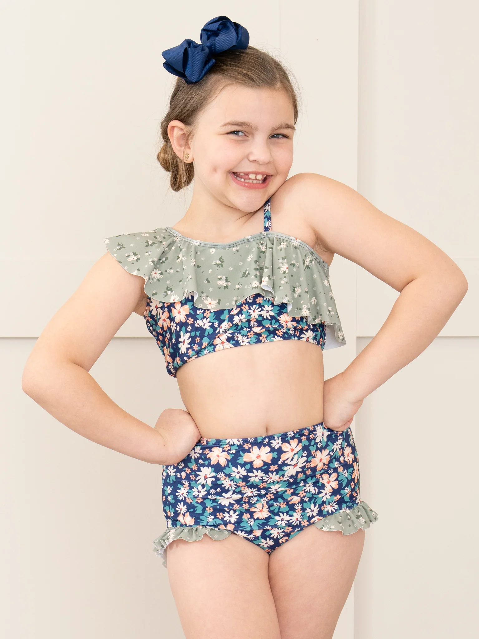 Ditsy Wildflowers Ruffle Swimsuit