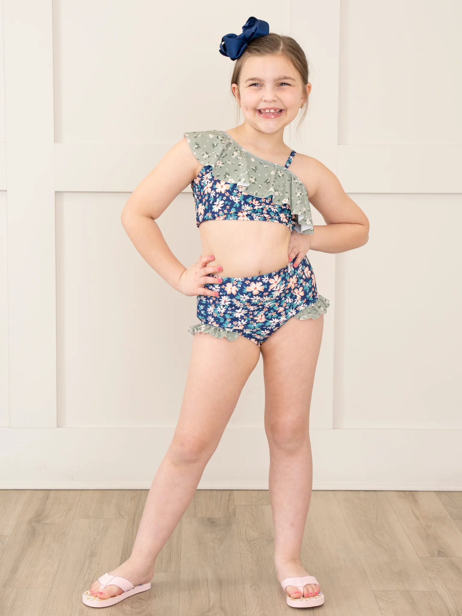 Ditsy Wildflowers Ruffle Swimsuit - Image 5