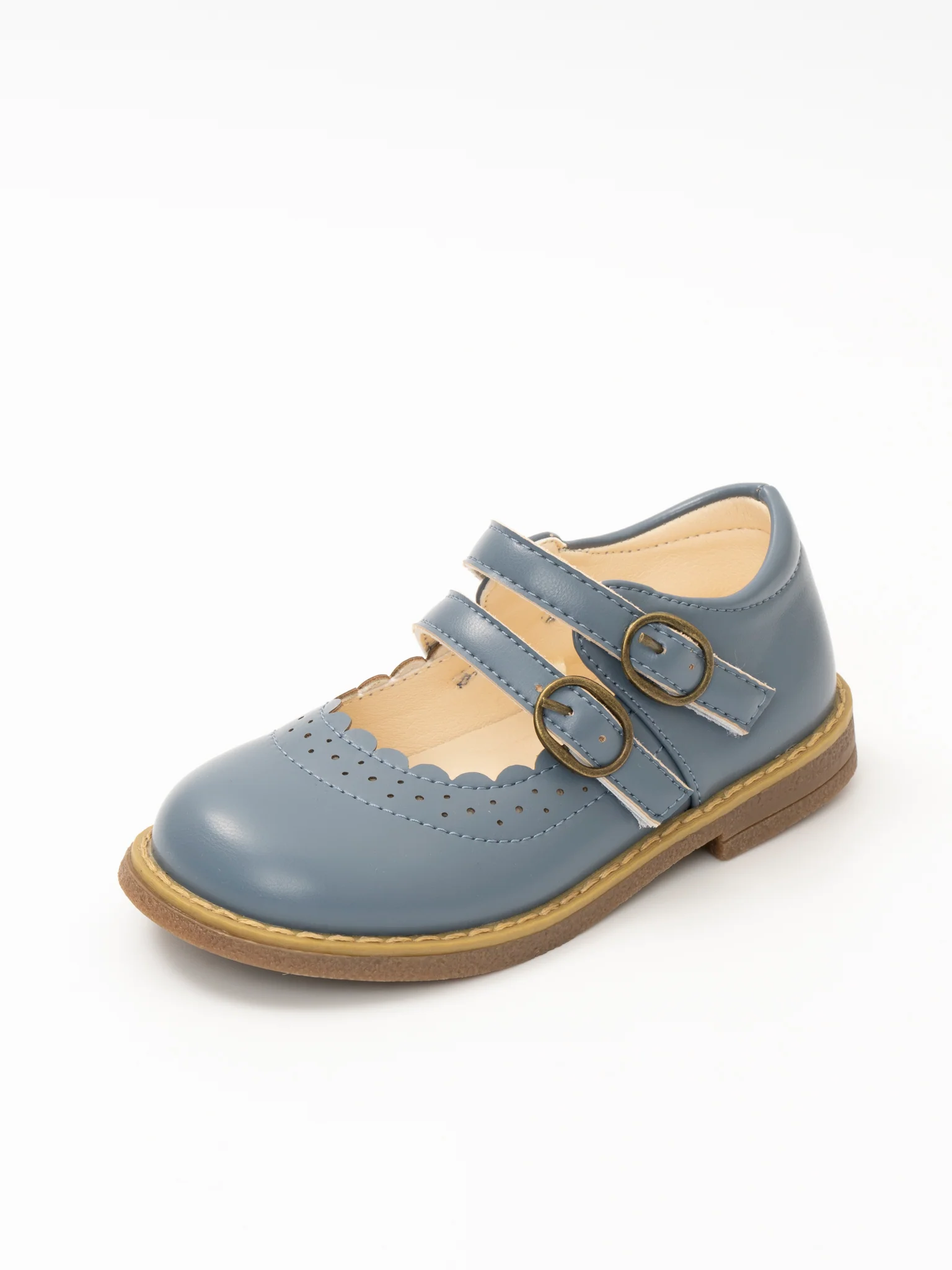 Double Buckle Mary Jane Hard Sole Shoes - Image 10