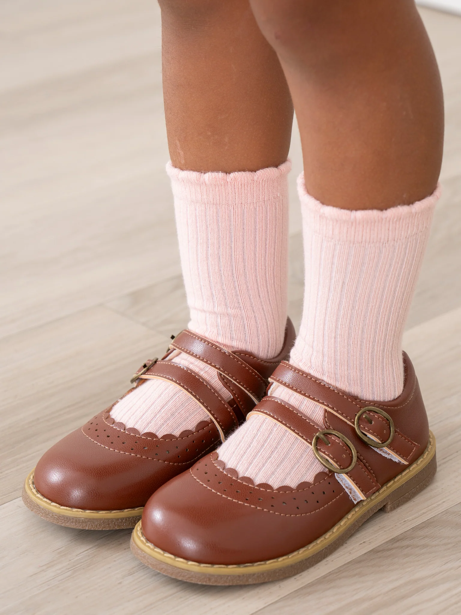Double Buckle Mary Jane Hard Sole Shoes - Image 8