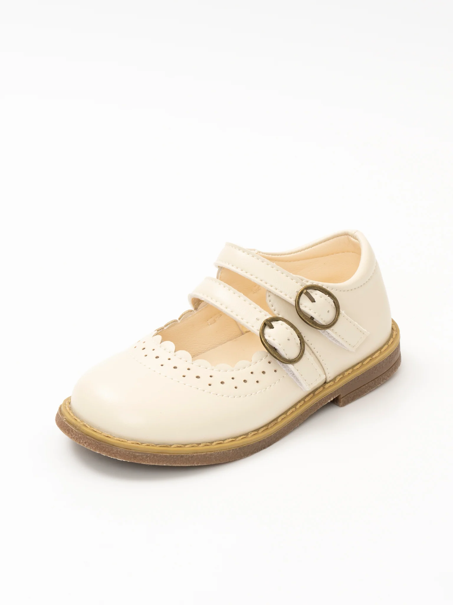 Double Buckle Mary Jane Hard Sole Shoes - Image 9