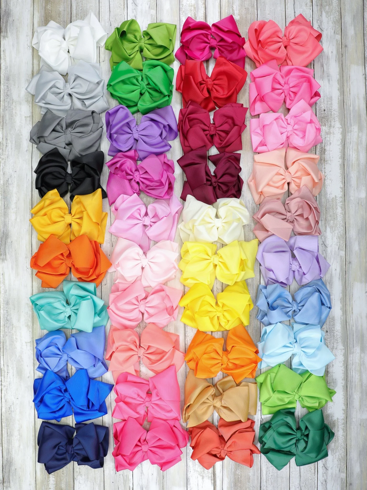 Double Layer Bows 6.5 Inch - 40 Colors Available - Image 5