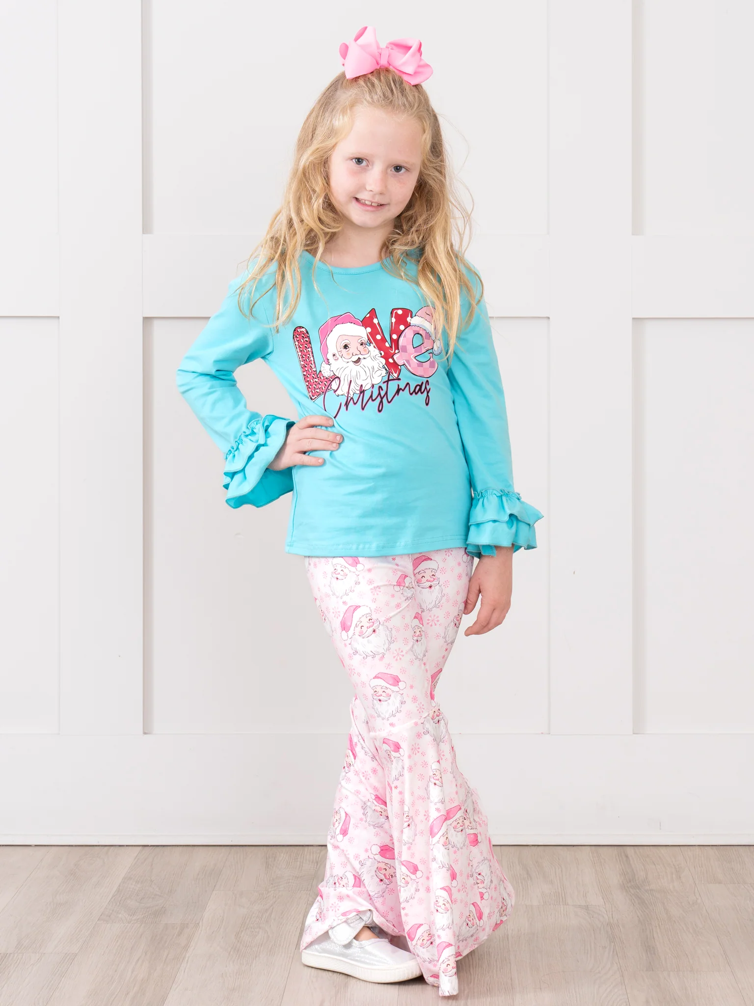 Dreamy Christmas Love Bell Bottom Outfit - Image 5