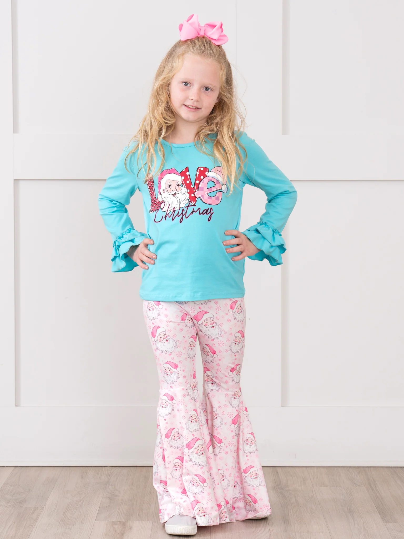 Dreamy Christmas Love Bell Bottom Outfit - Image 6