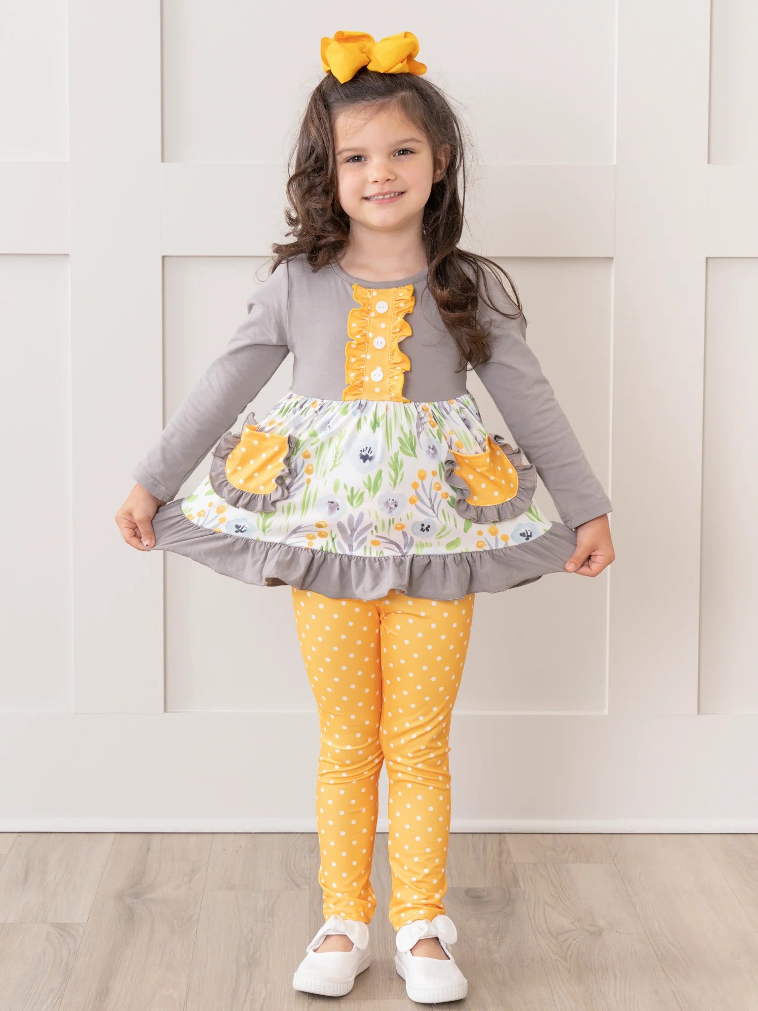 Dusk Blooms Ruffle Outfit - Image 6