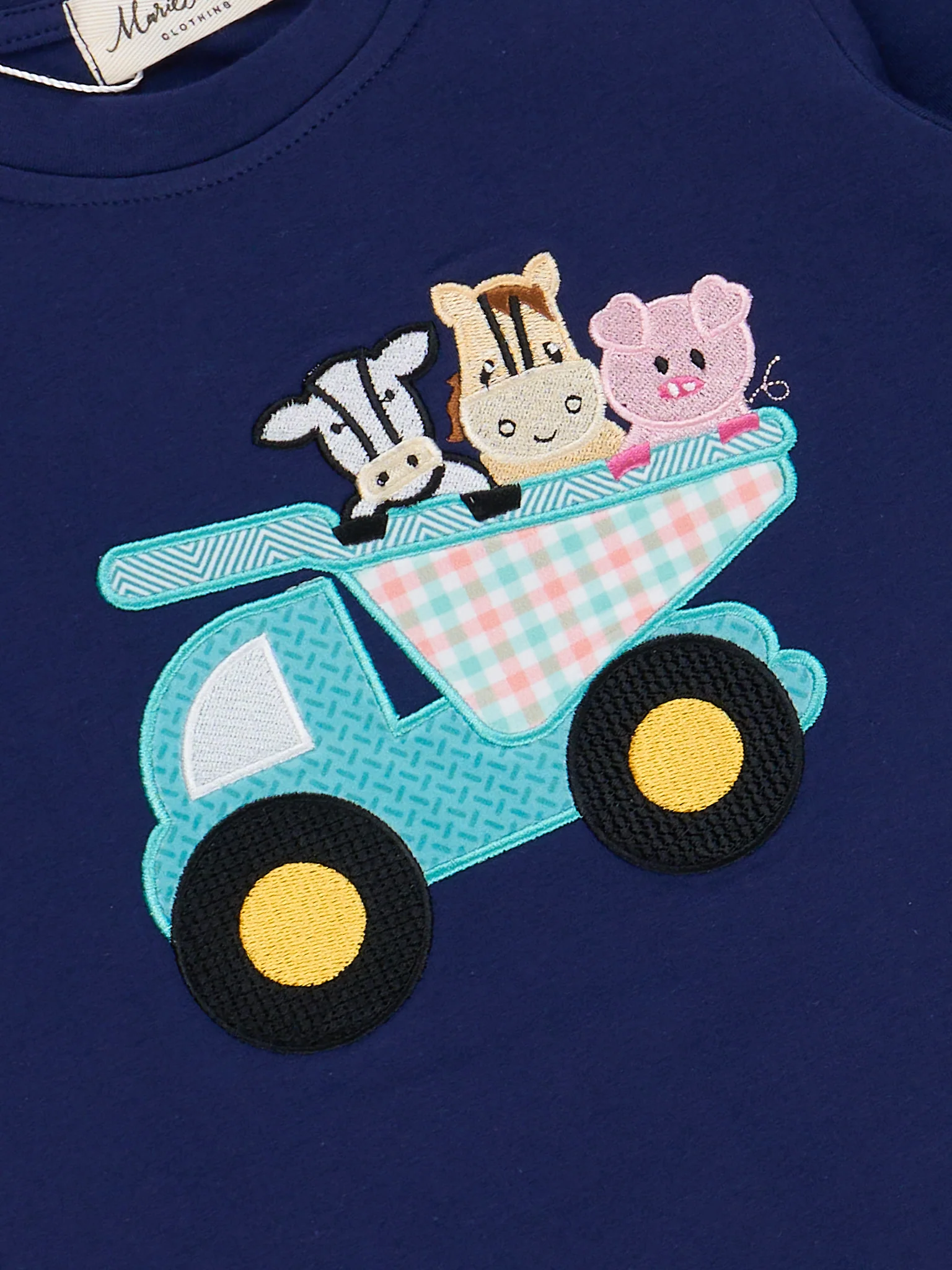 Embroidered Barn Yard Pals Dump Truck Outfit - Image 3