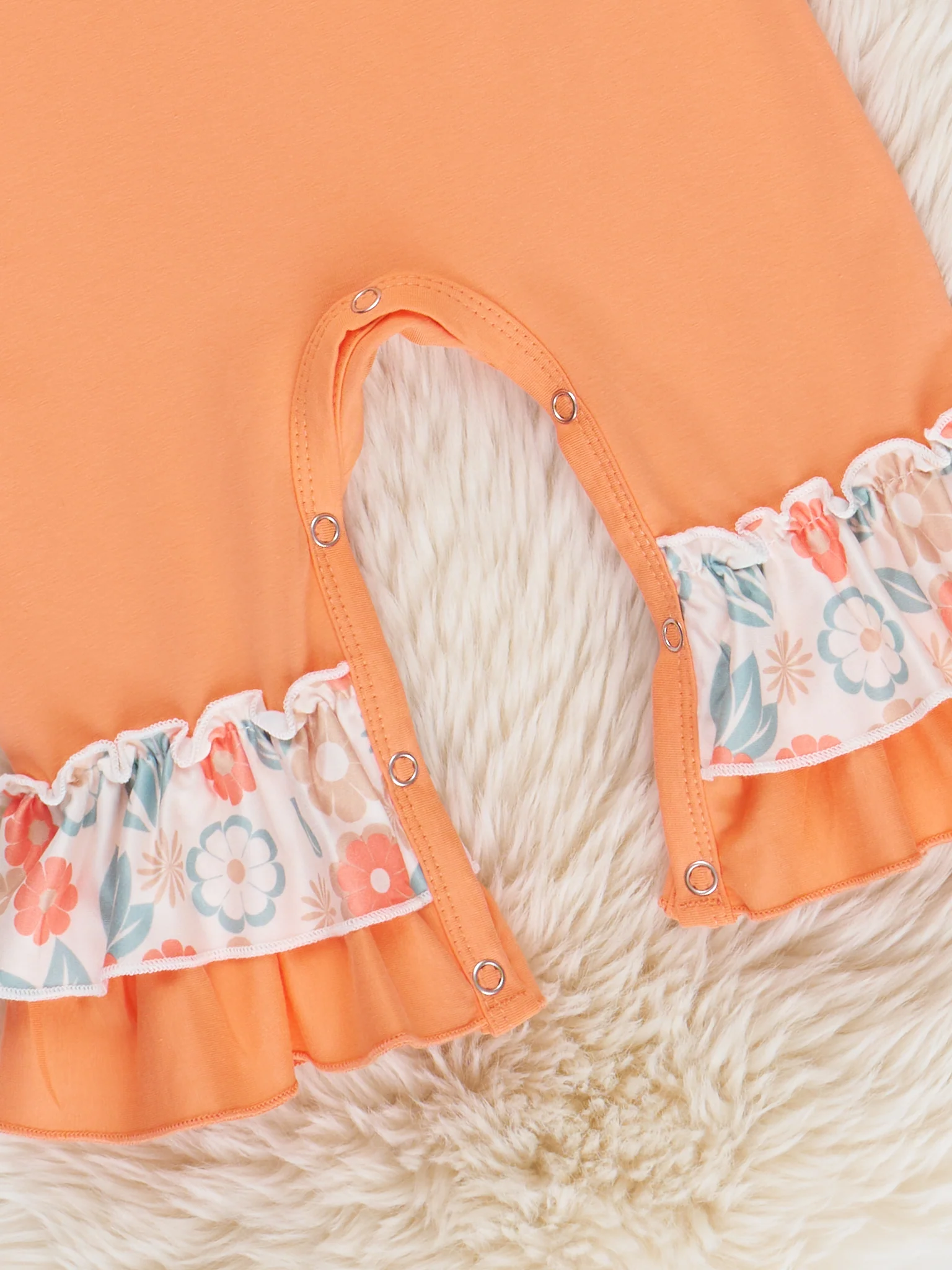 Embroidered Farm Animal Dump Truck Romper - Image 3