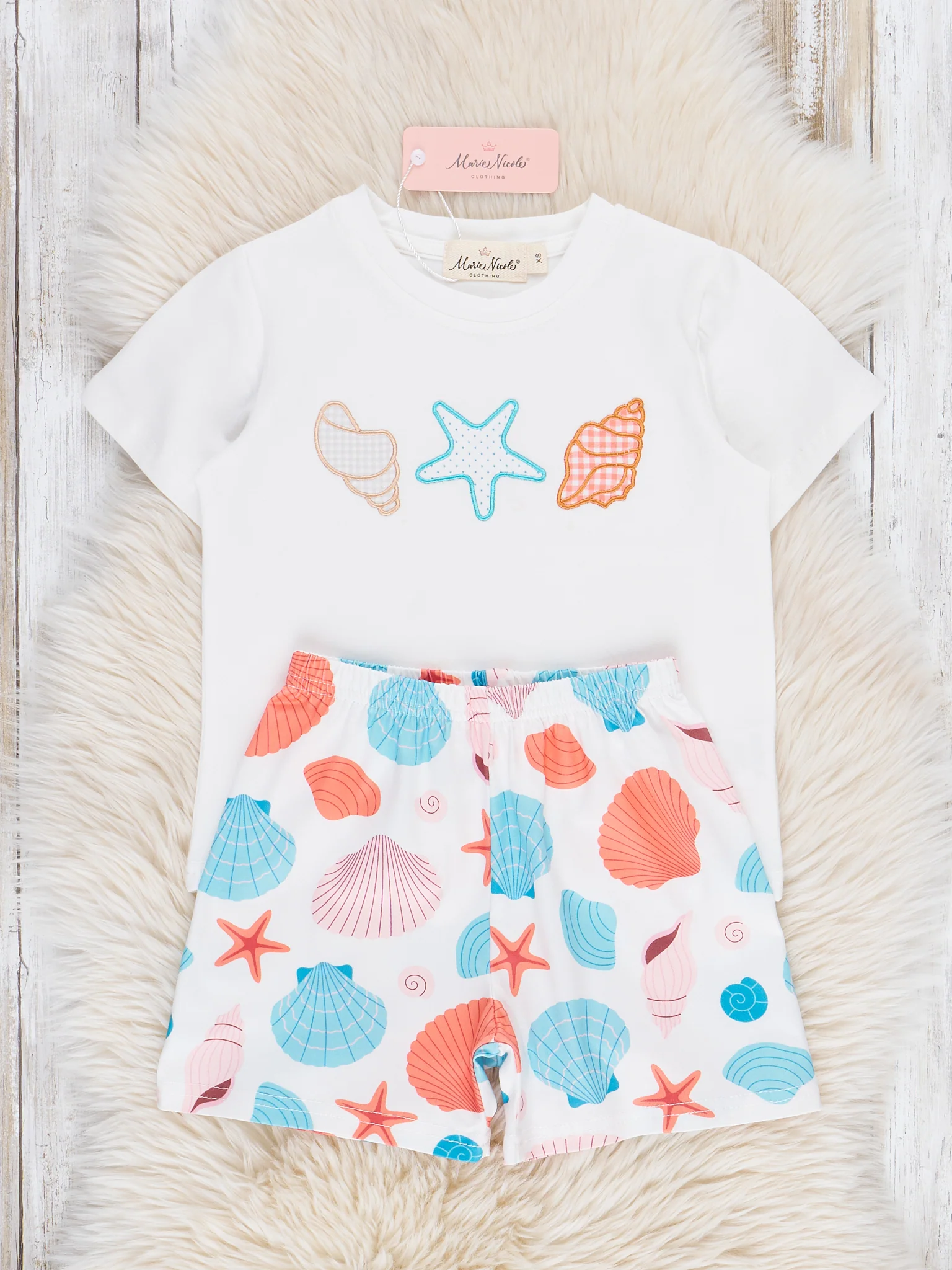 Embroidered Seashells Outfit - Image 2