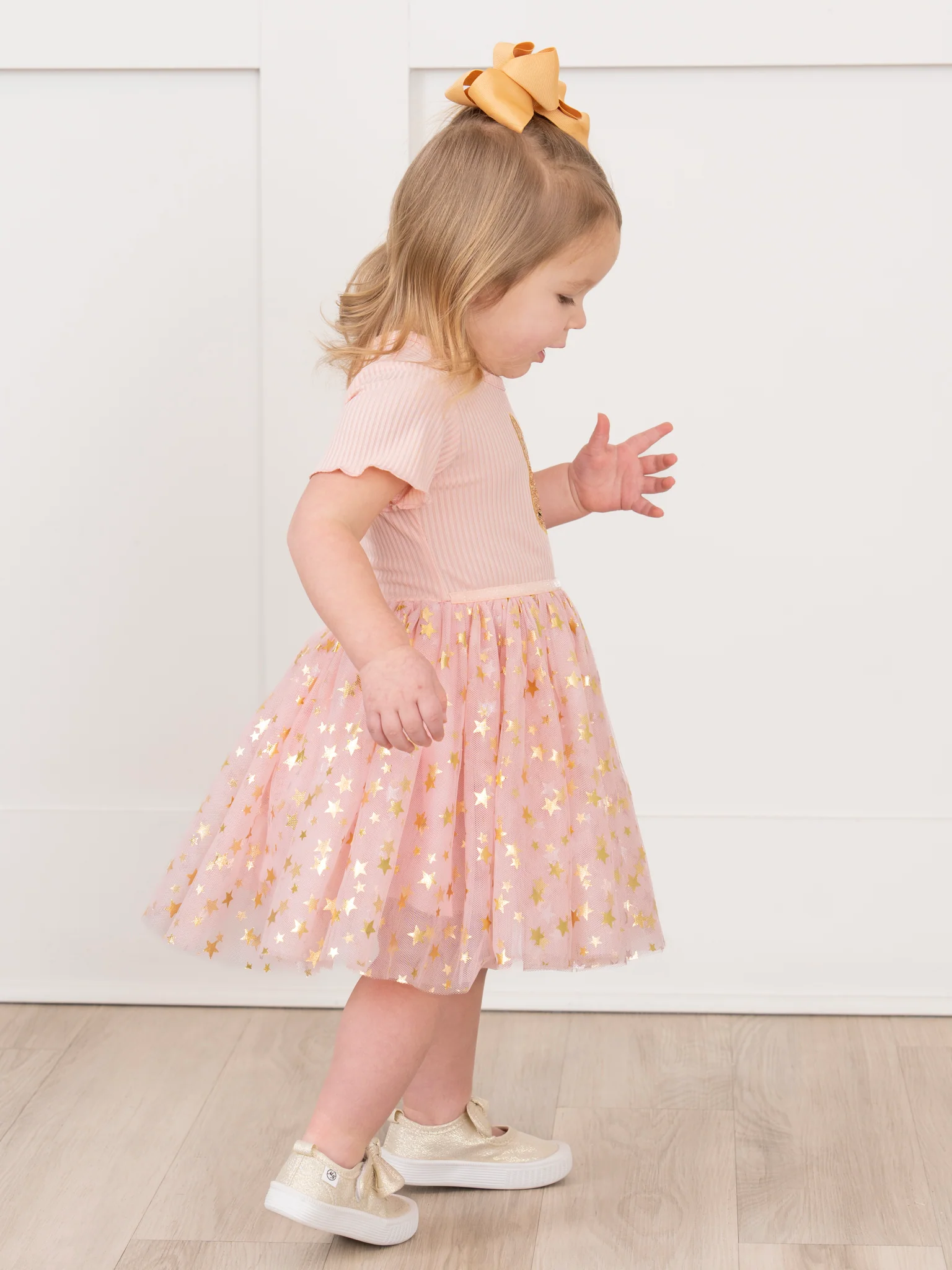 Embroidered Sequin Bunny Sparkle Tulle Dress - Image 4